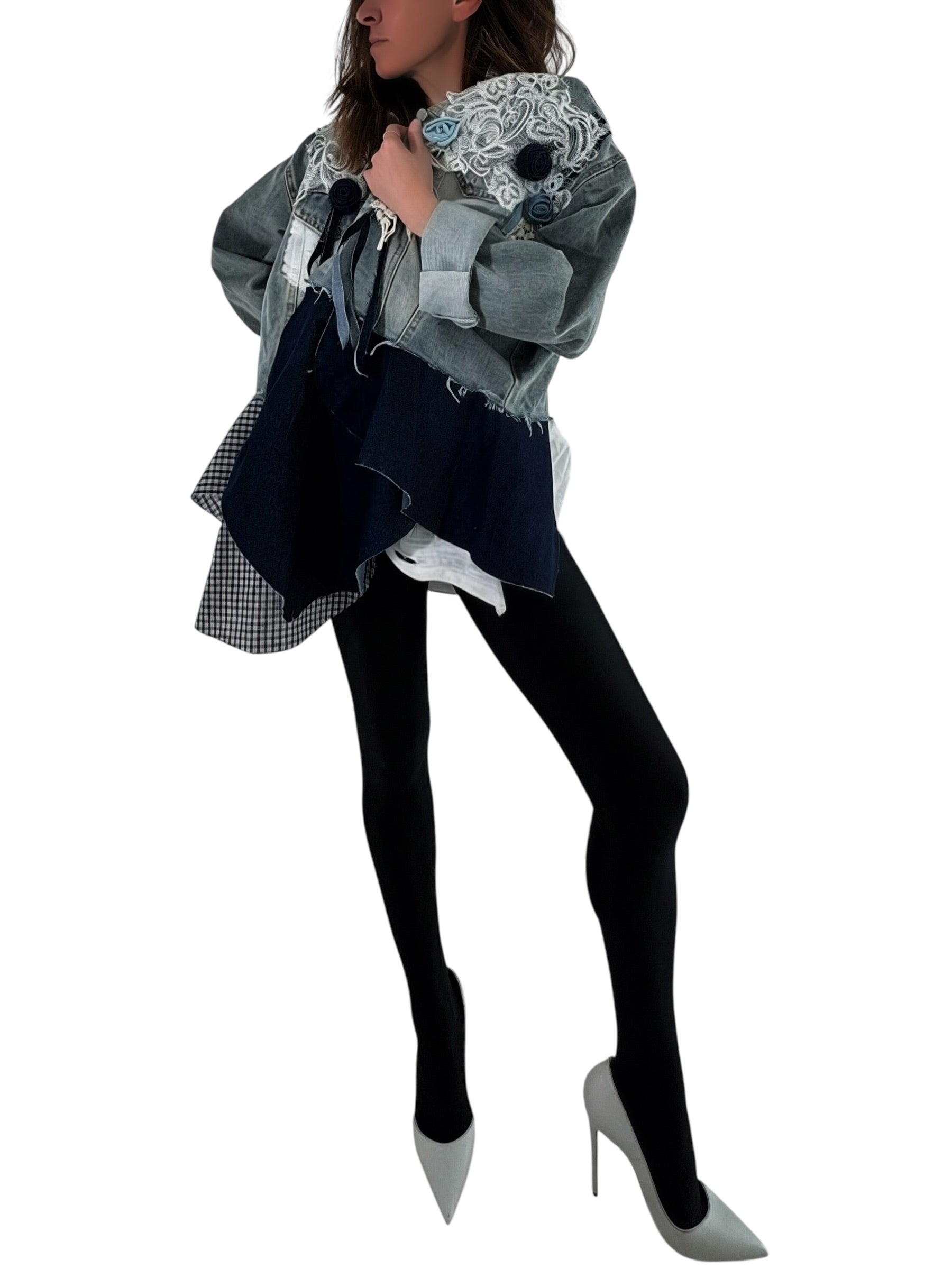 'Amor Por Favor' Painted Jacket