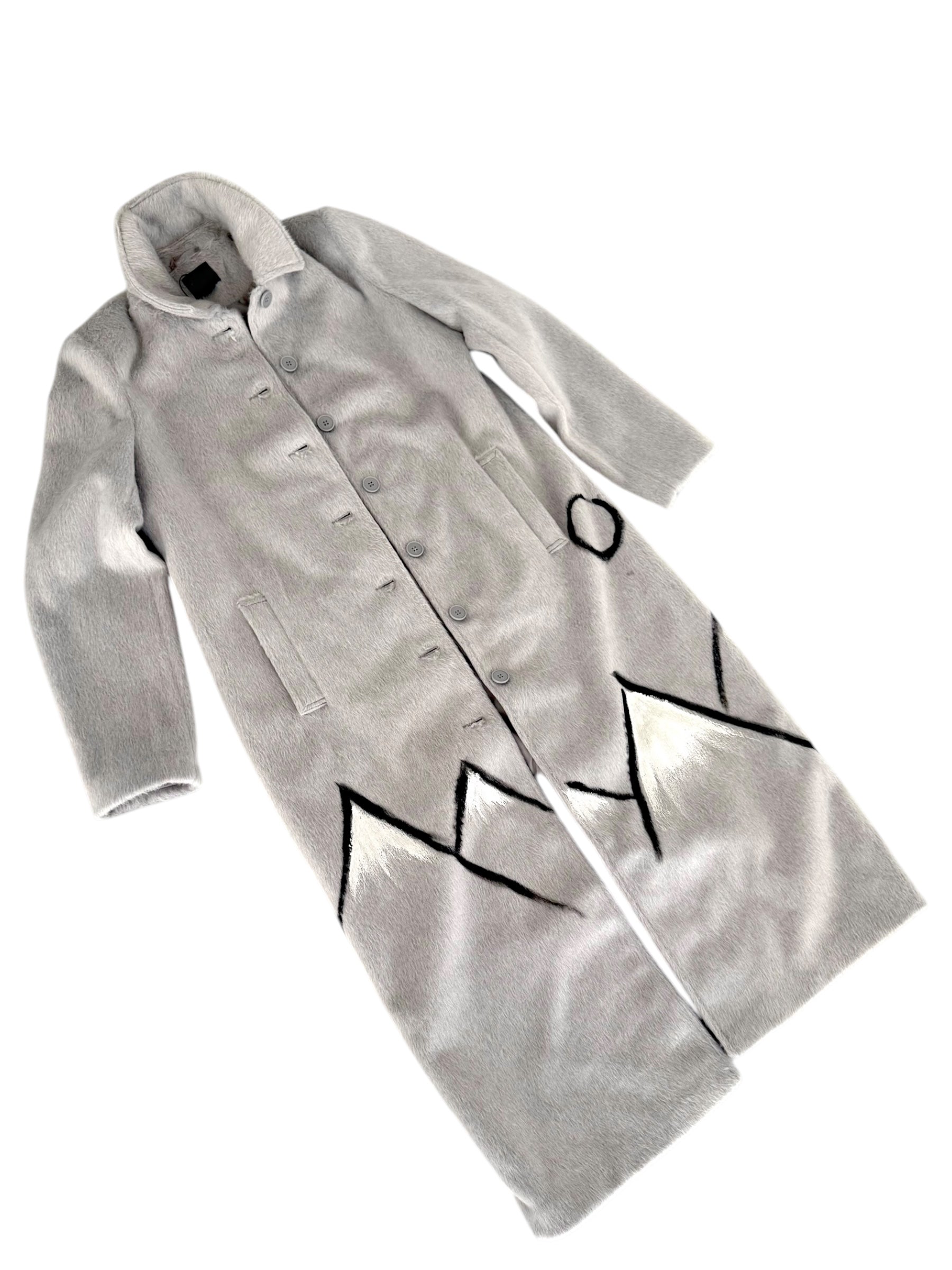 'Les Alpes' Painted Coat