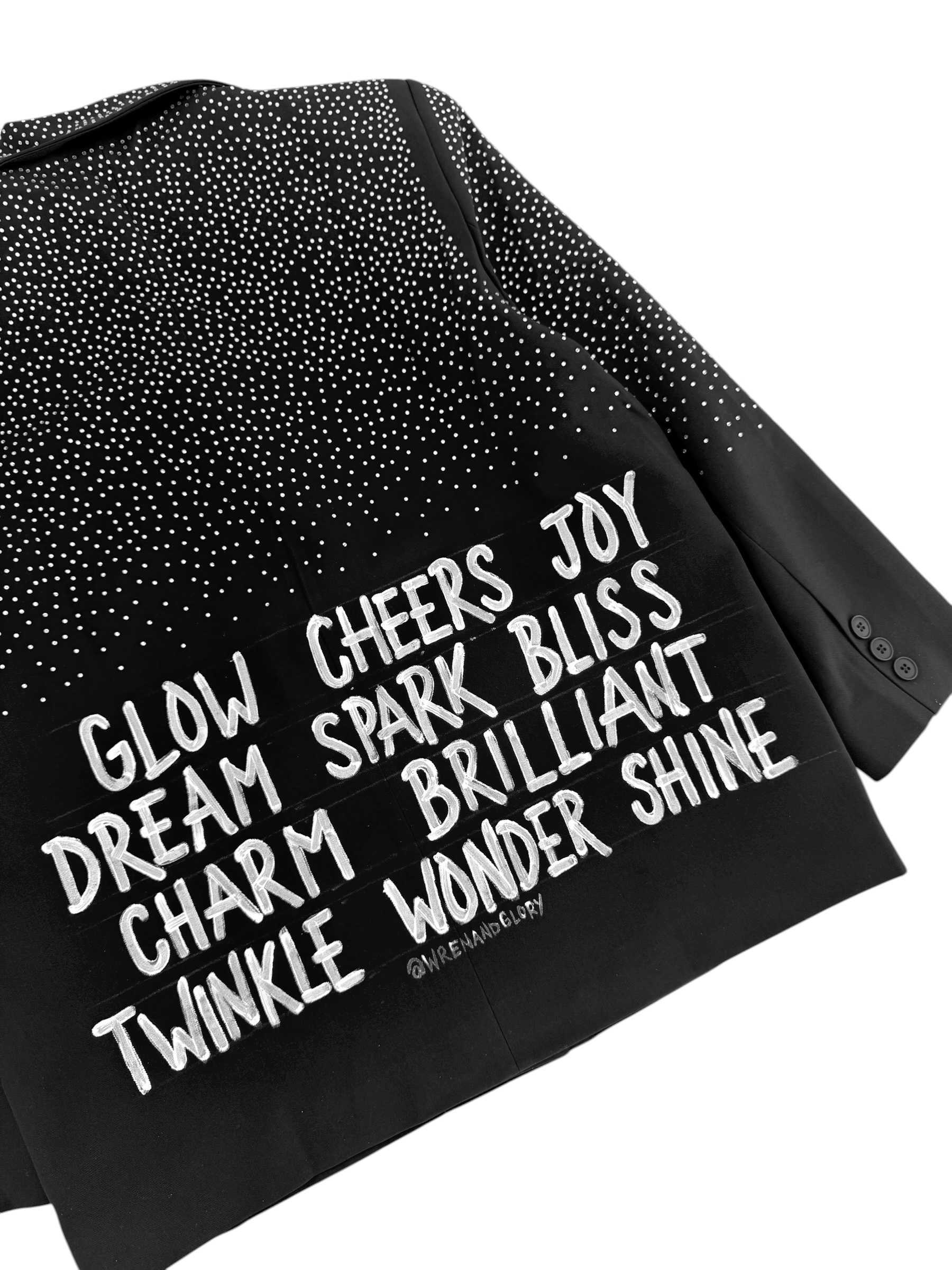 'Shine' Painted Blazer