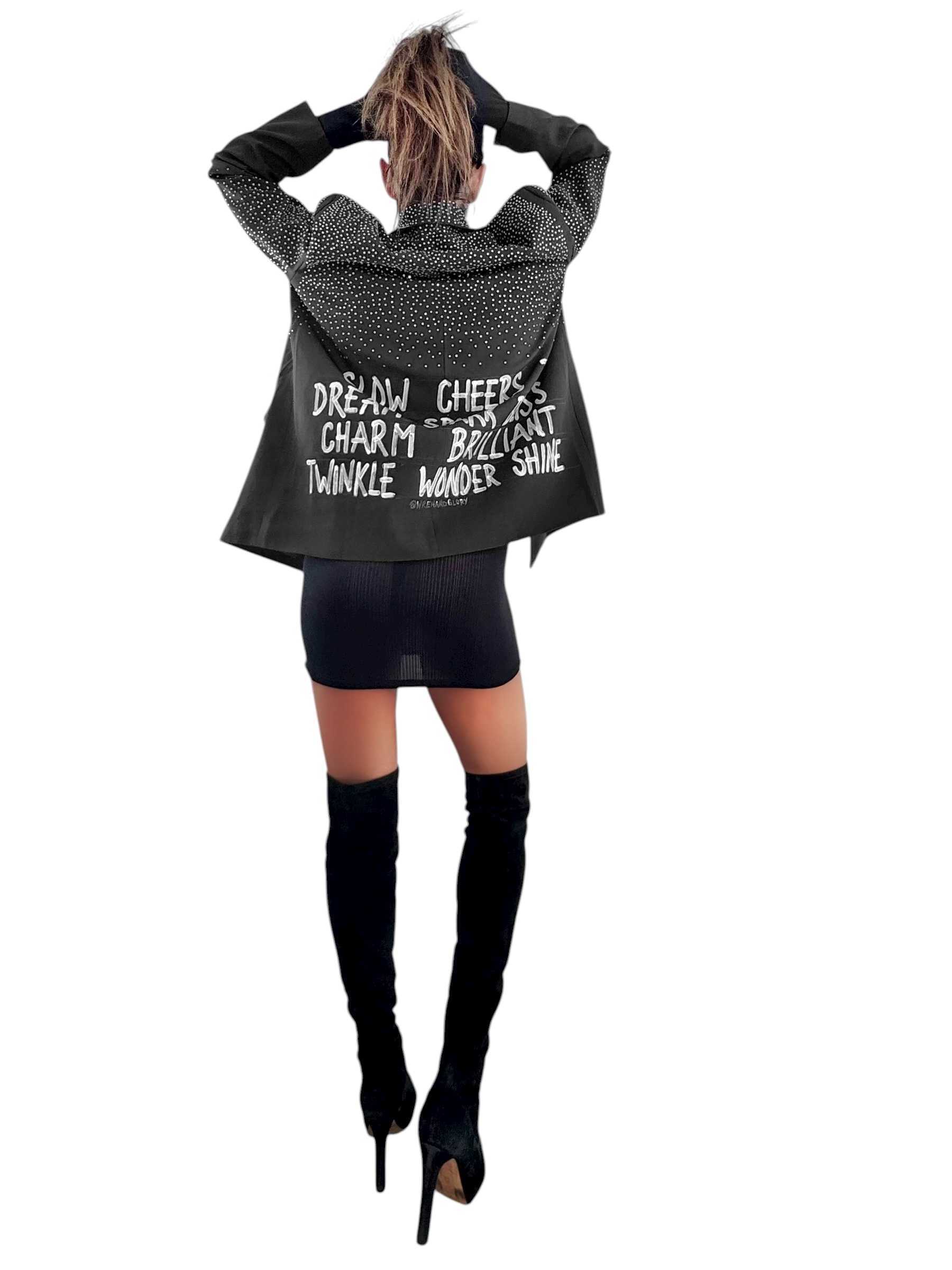 'Shine' Painted Blazer