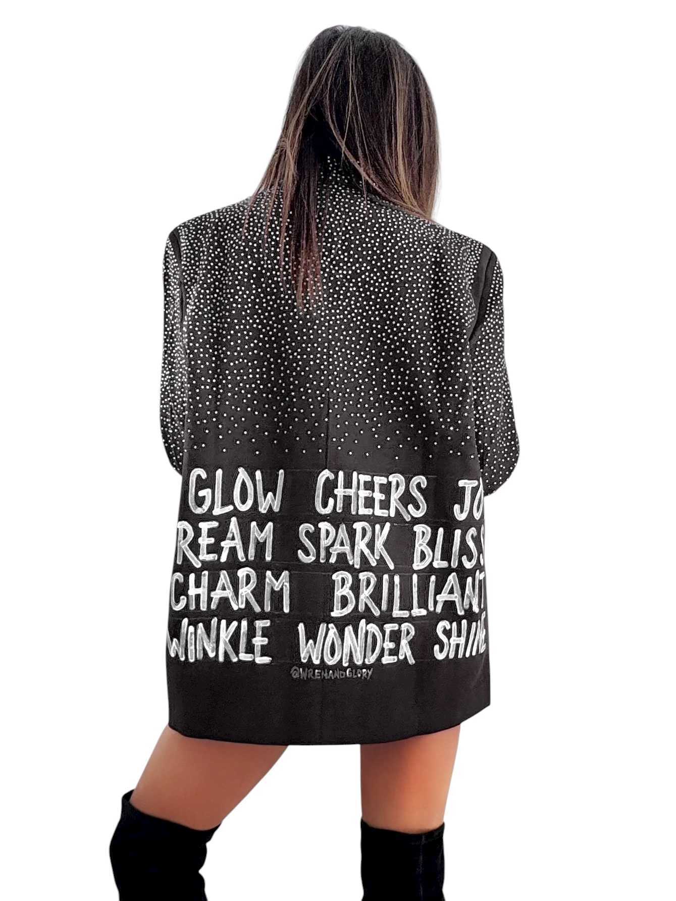 'Shine' Painted Blazer