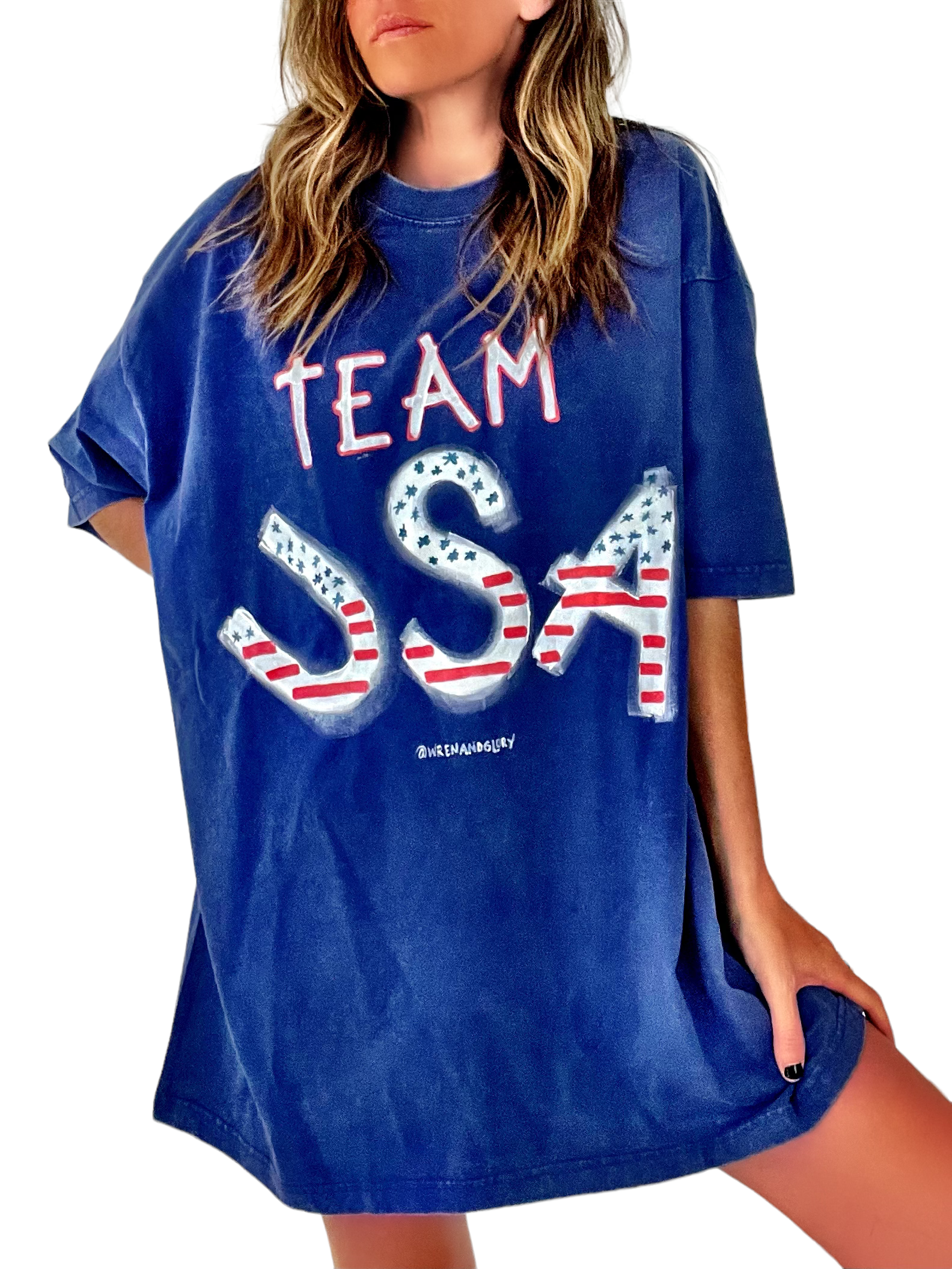 'Team USA' Oversized Shirt