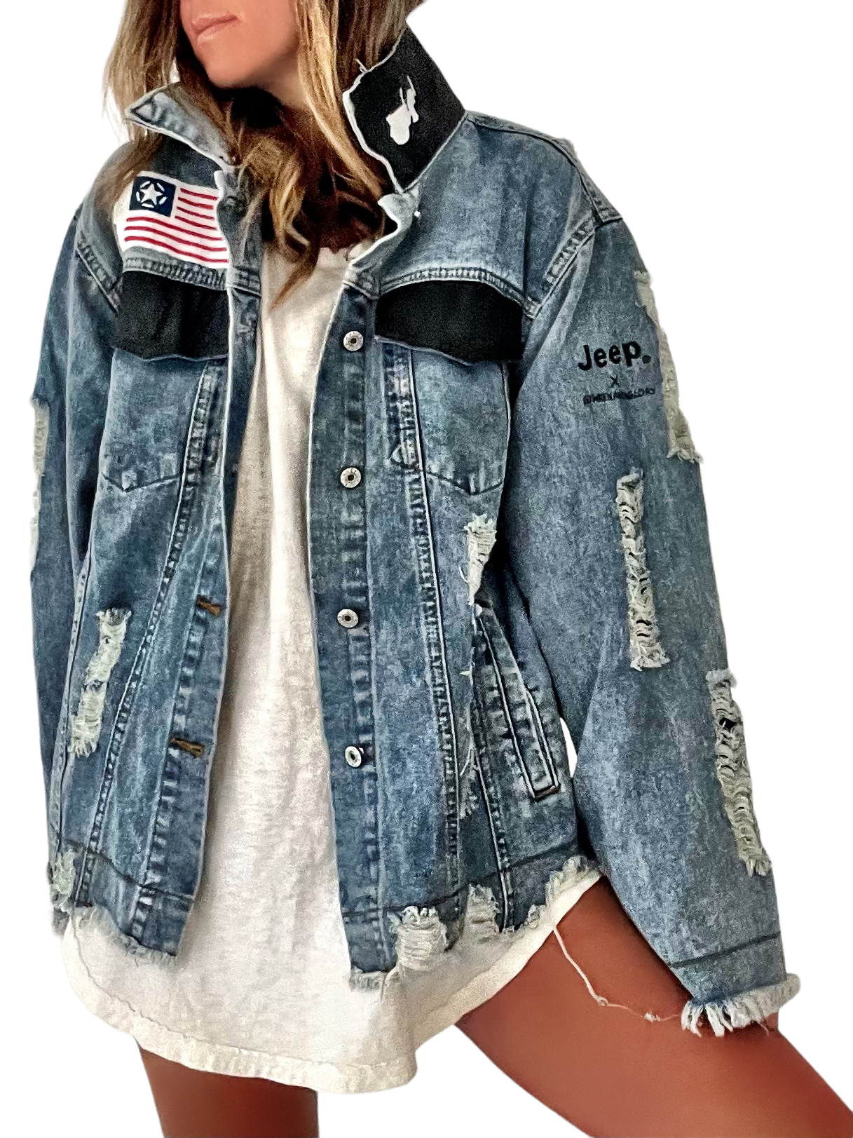 Jeep x W+G: Painted Denim Jacket!