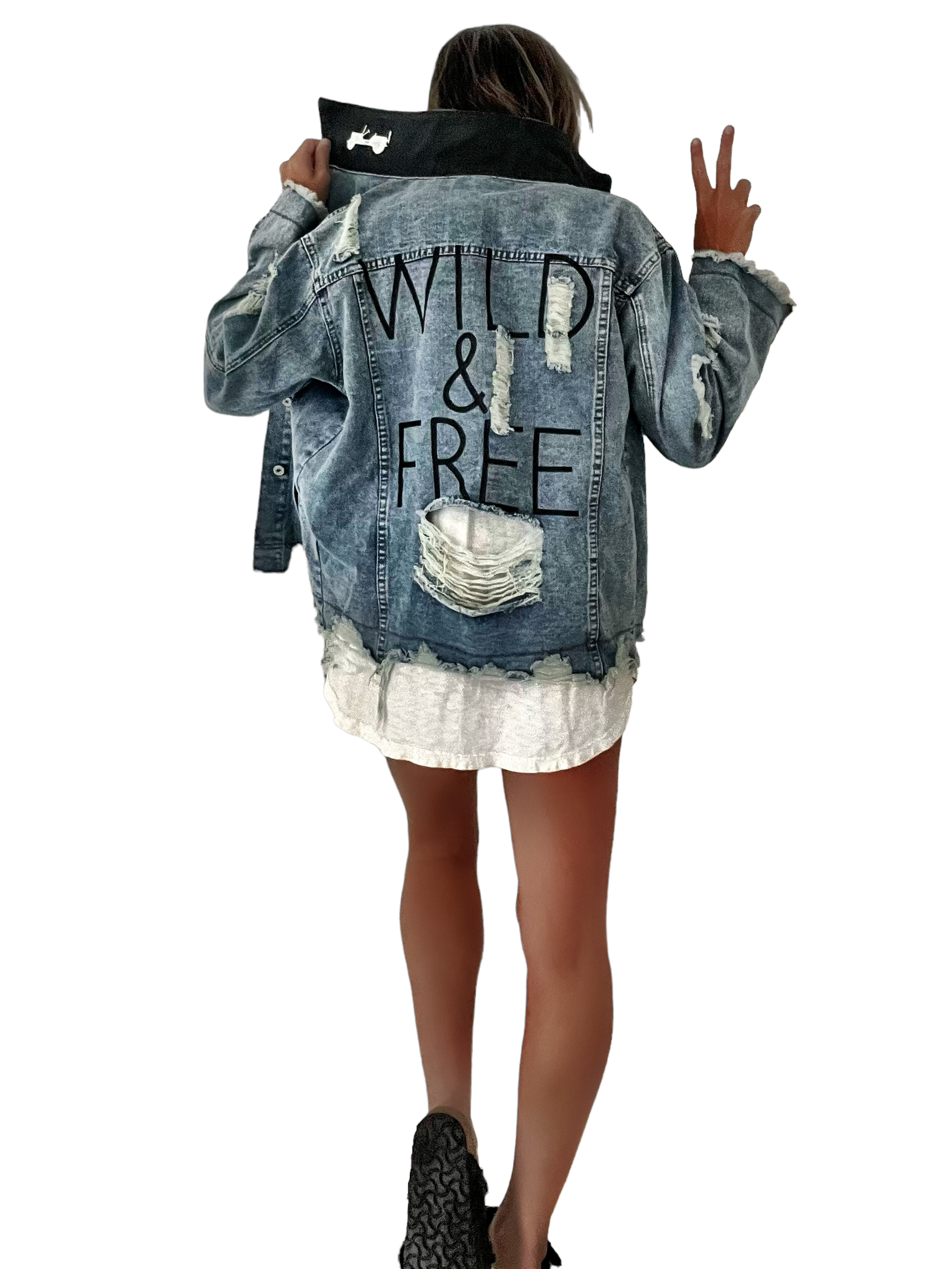 Jeep x W+G: Painted Denim Jacket!