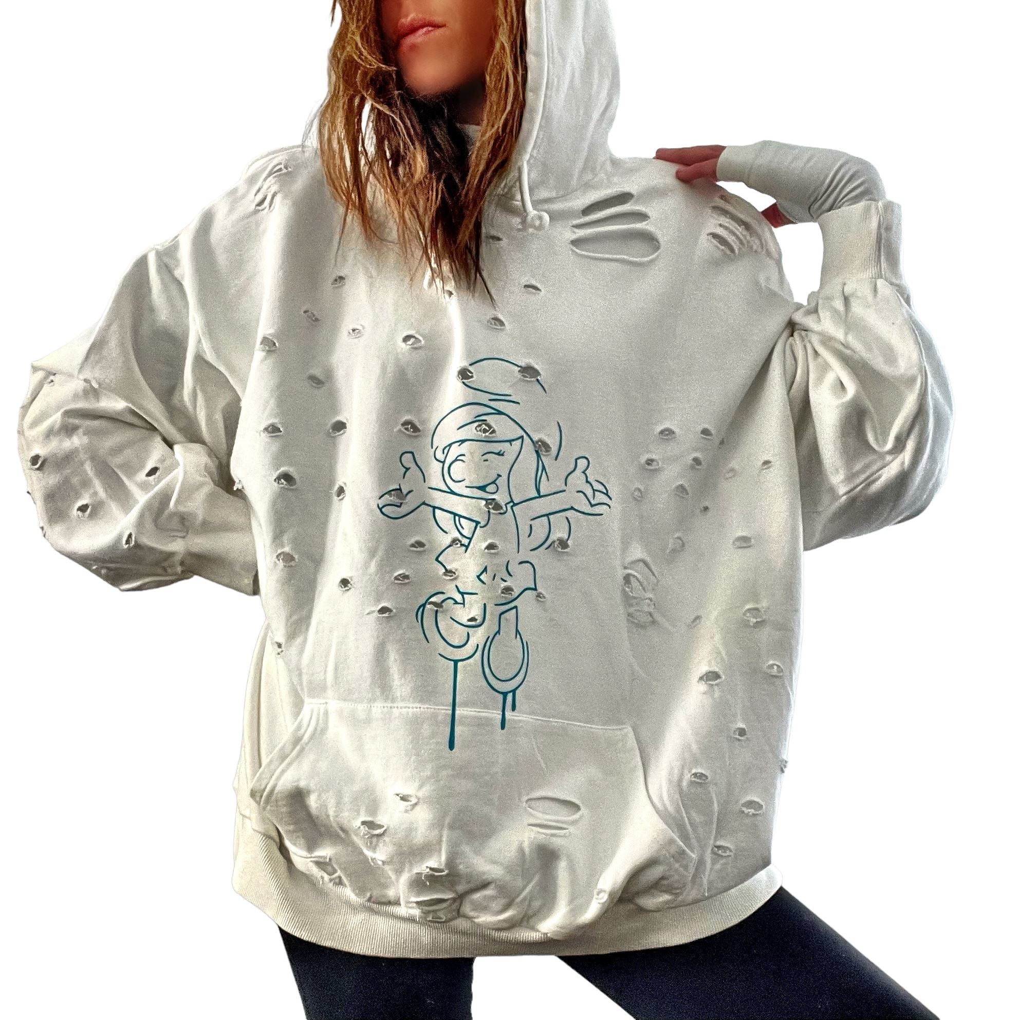 WG x Smurfs 'Smurfette' Hoodie