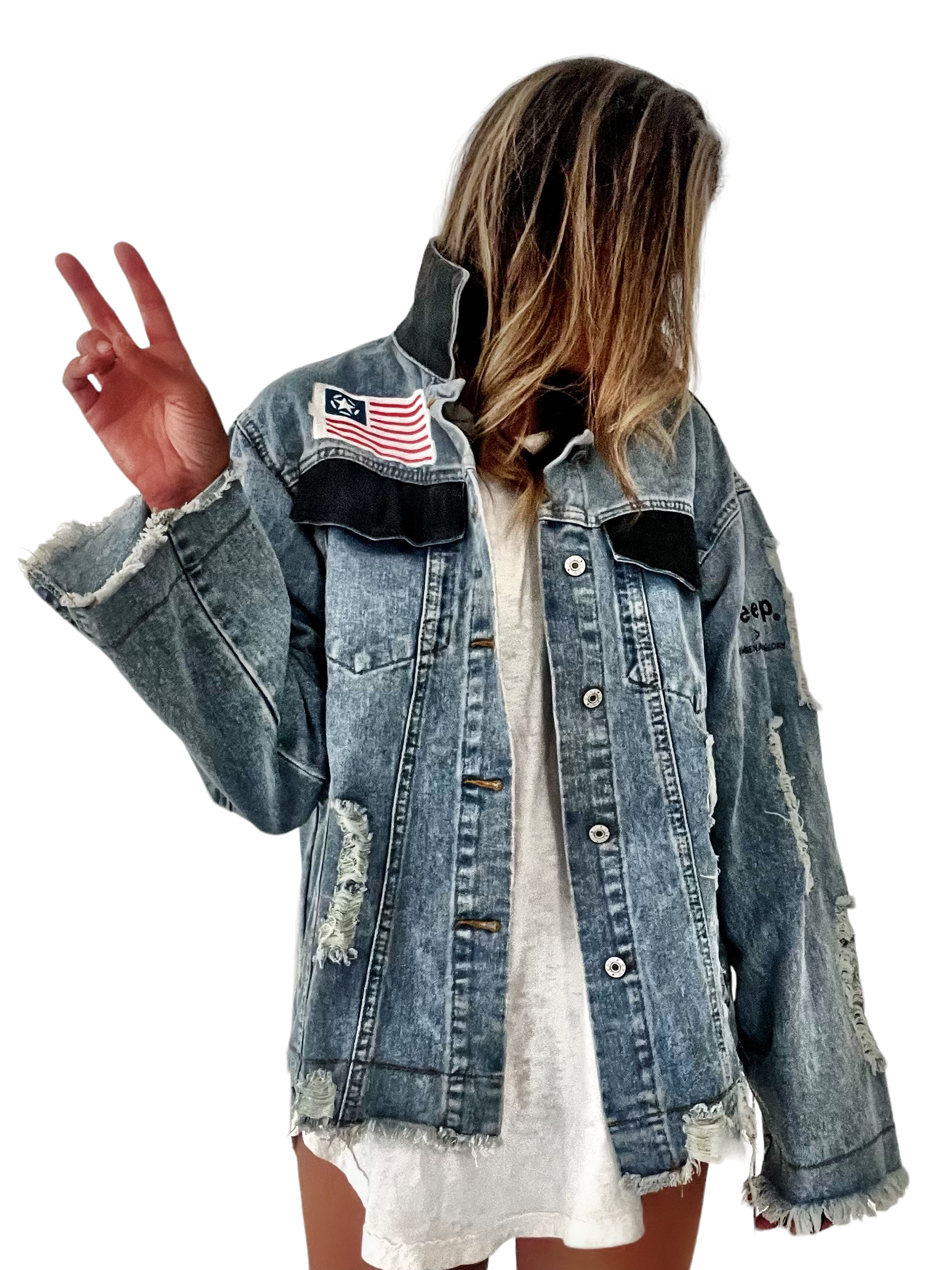 Jeep x W+G: Painted Denim Jacket!