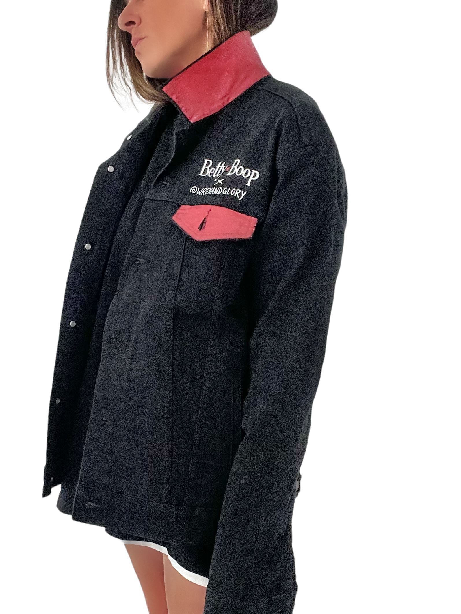 'Betty Boop x W+G' Denim Jacket