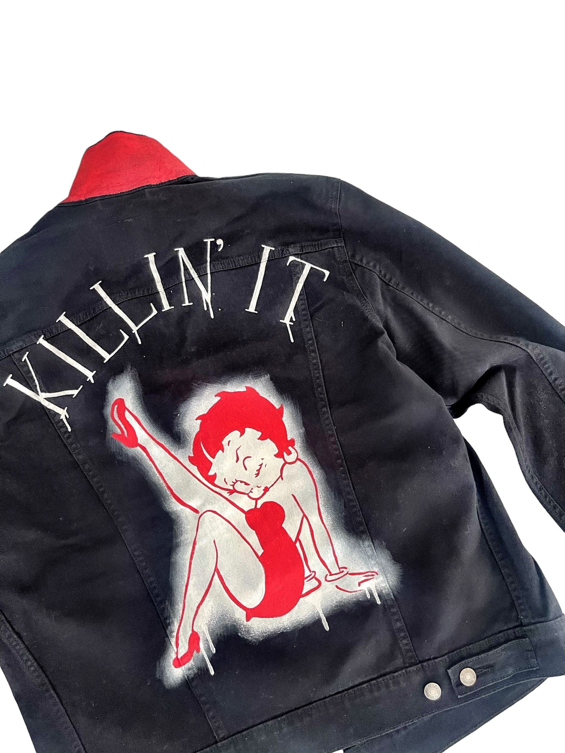 'Betty Boop x W+G' Denim Jacket