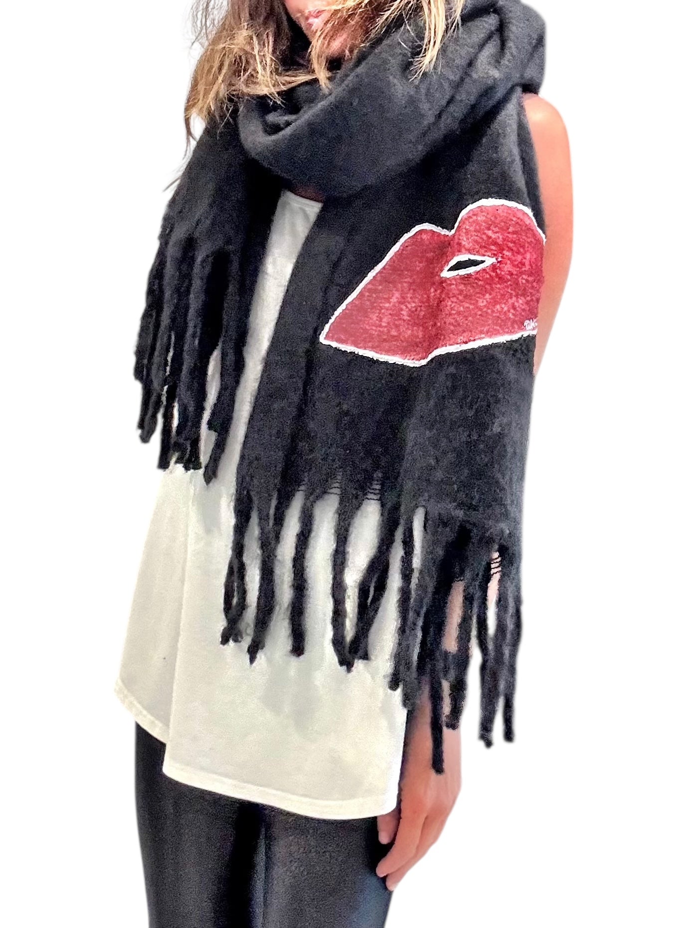 'Kiss Kiss' Chunky Scarf