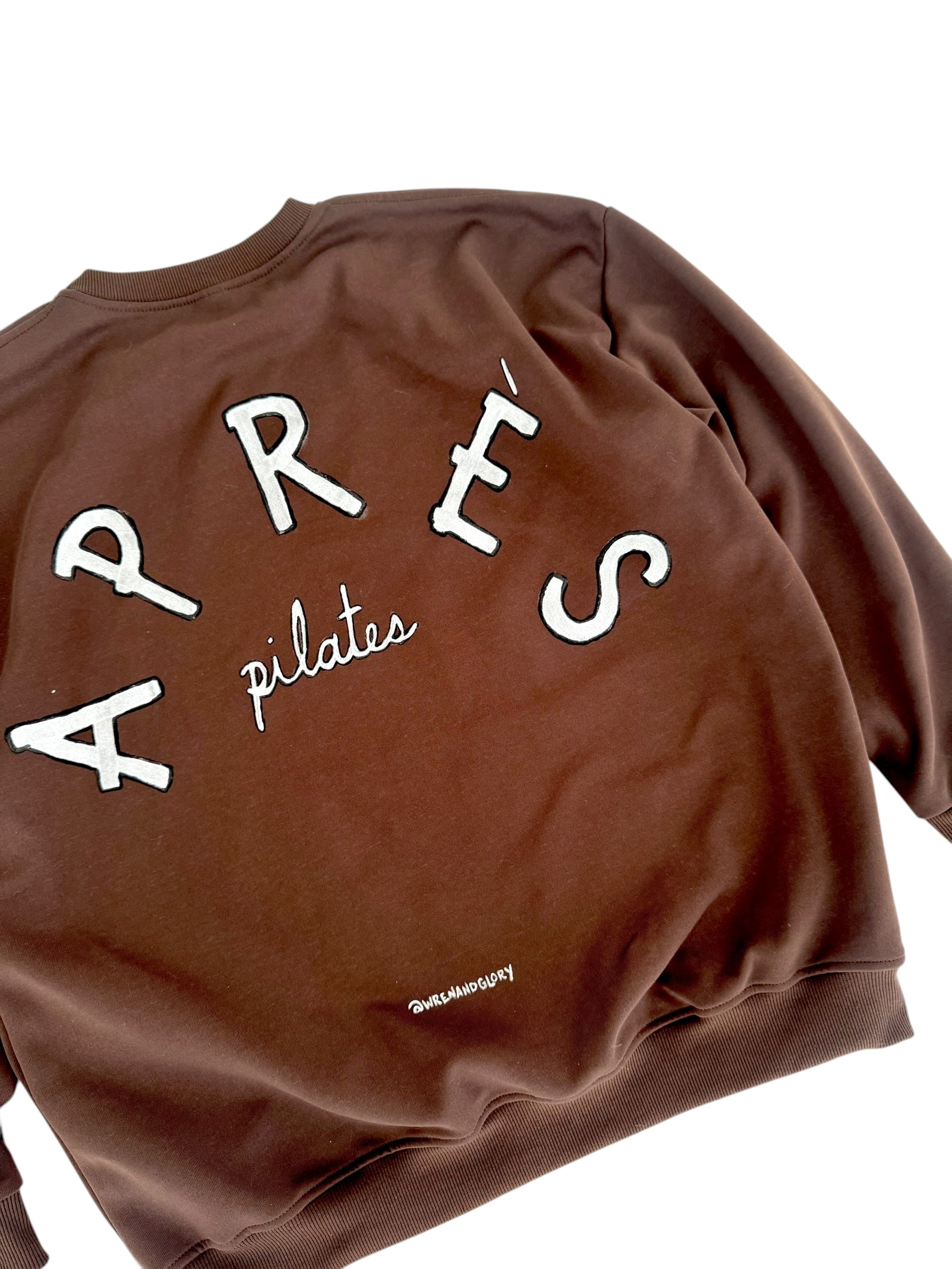 'Apres Pilates' Painted Crewneck