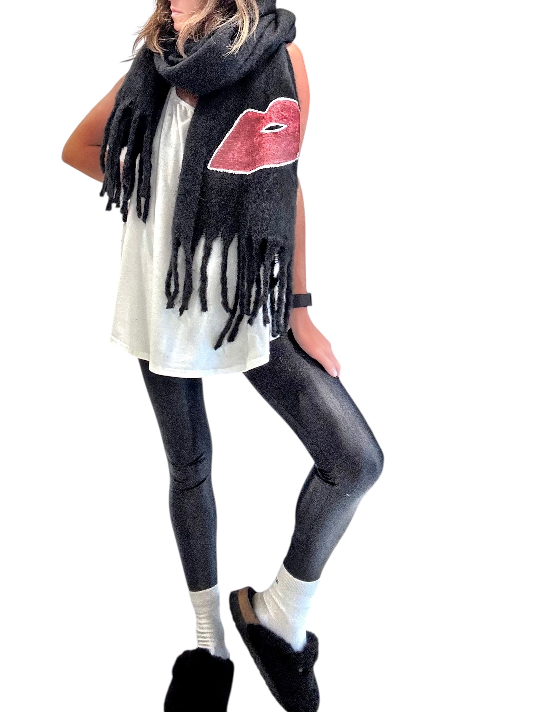 'Kiss Kiss' Chunky Scarf