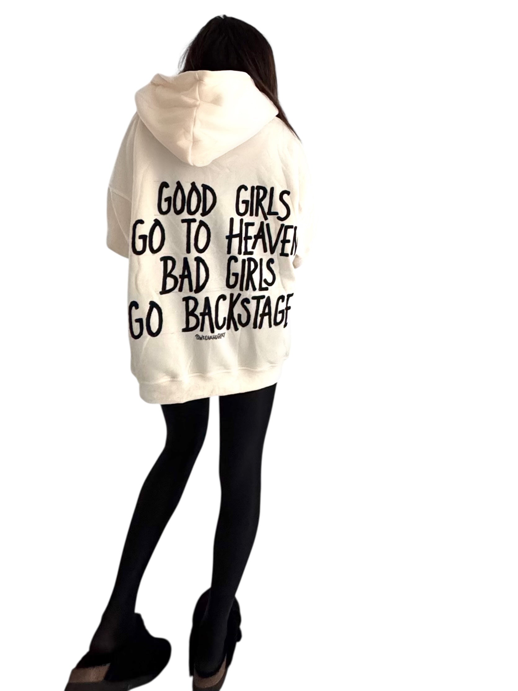 'Backstage' Painted Hoodie