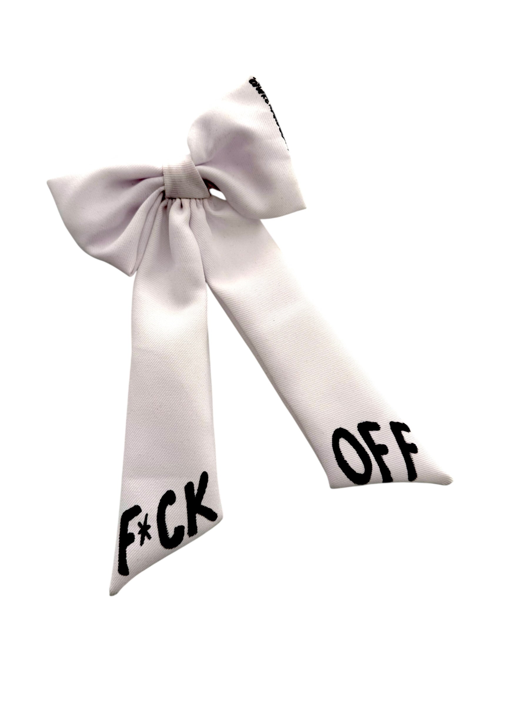 'F Off' Painted Barrette