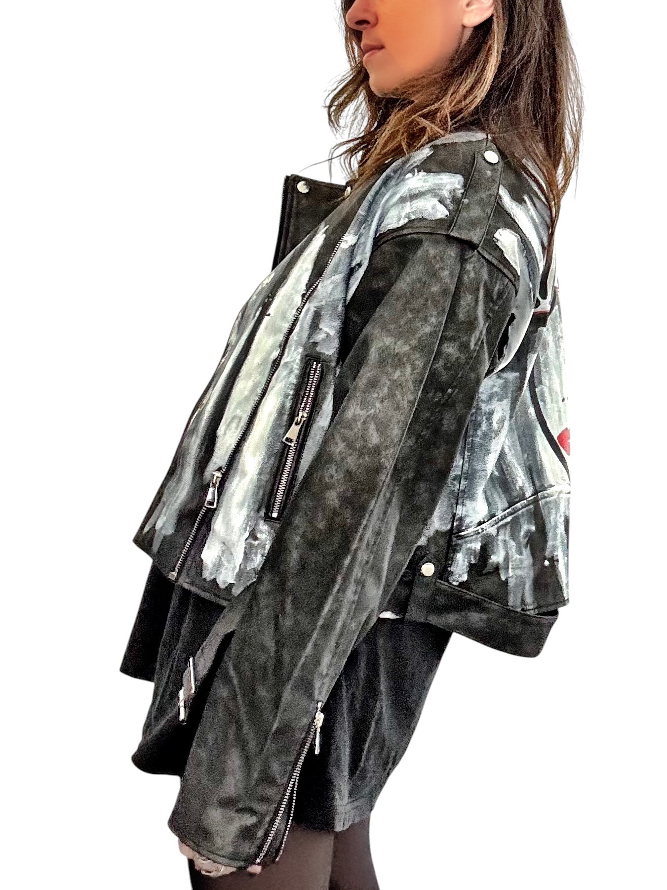 'Ride or Cry' Moto Jacket