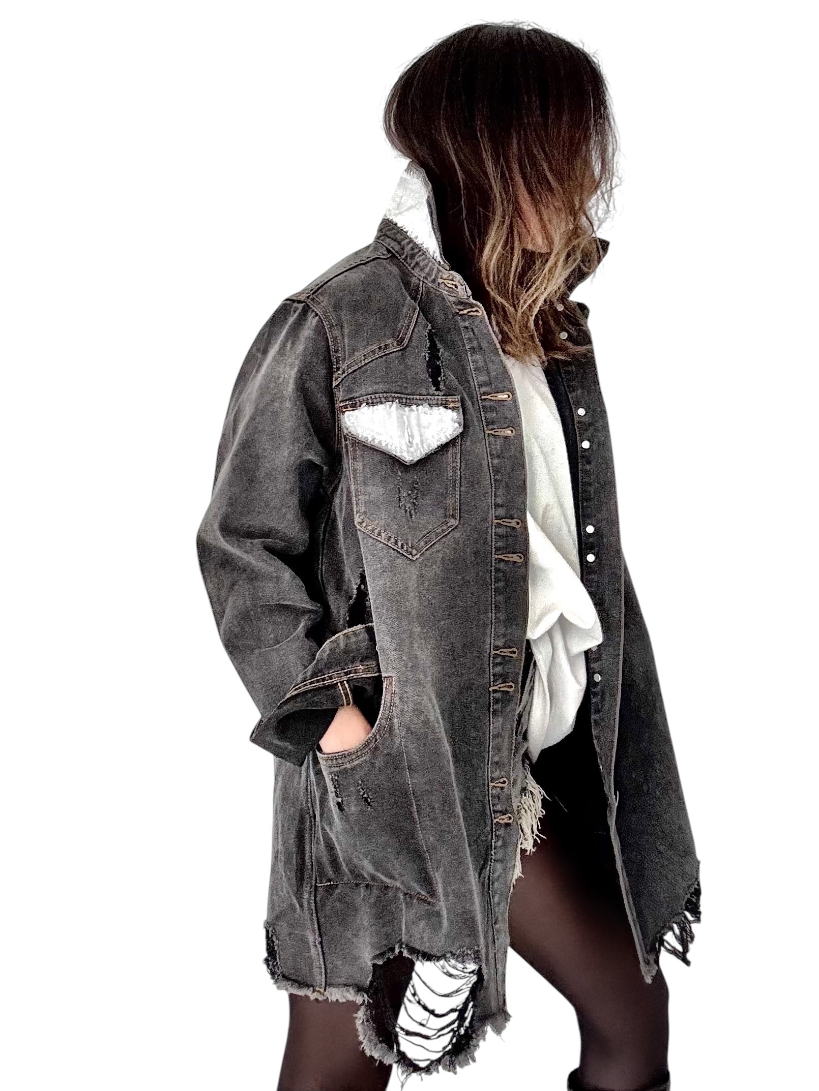'Cowboy Club' Denim Jacket