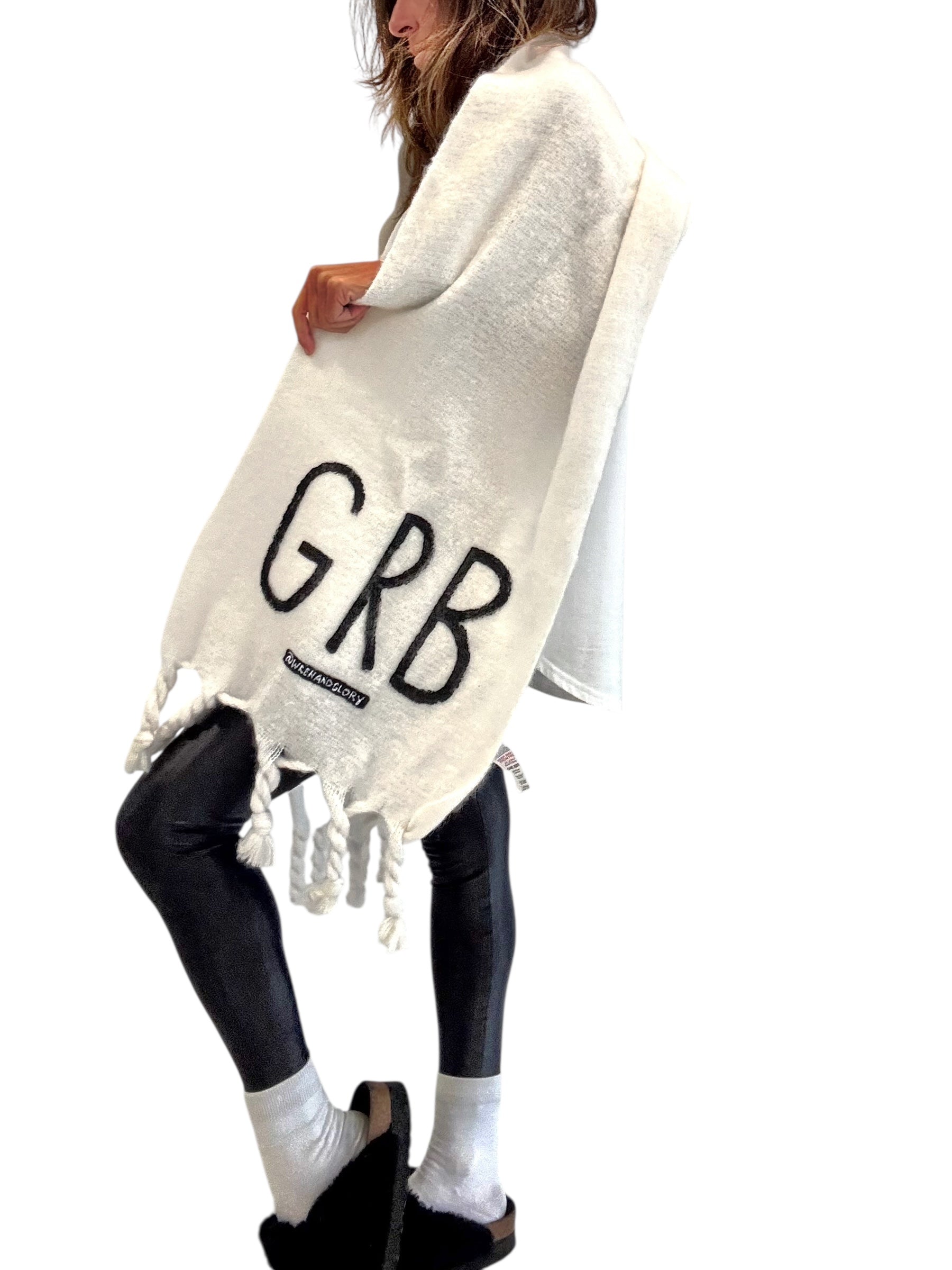 'Your Initial Here' Chunky Scarf