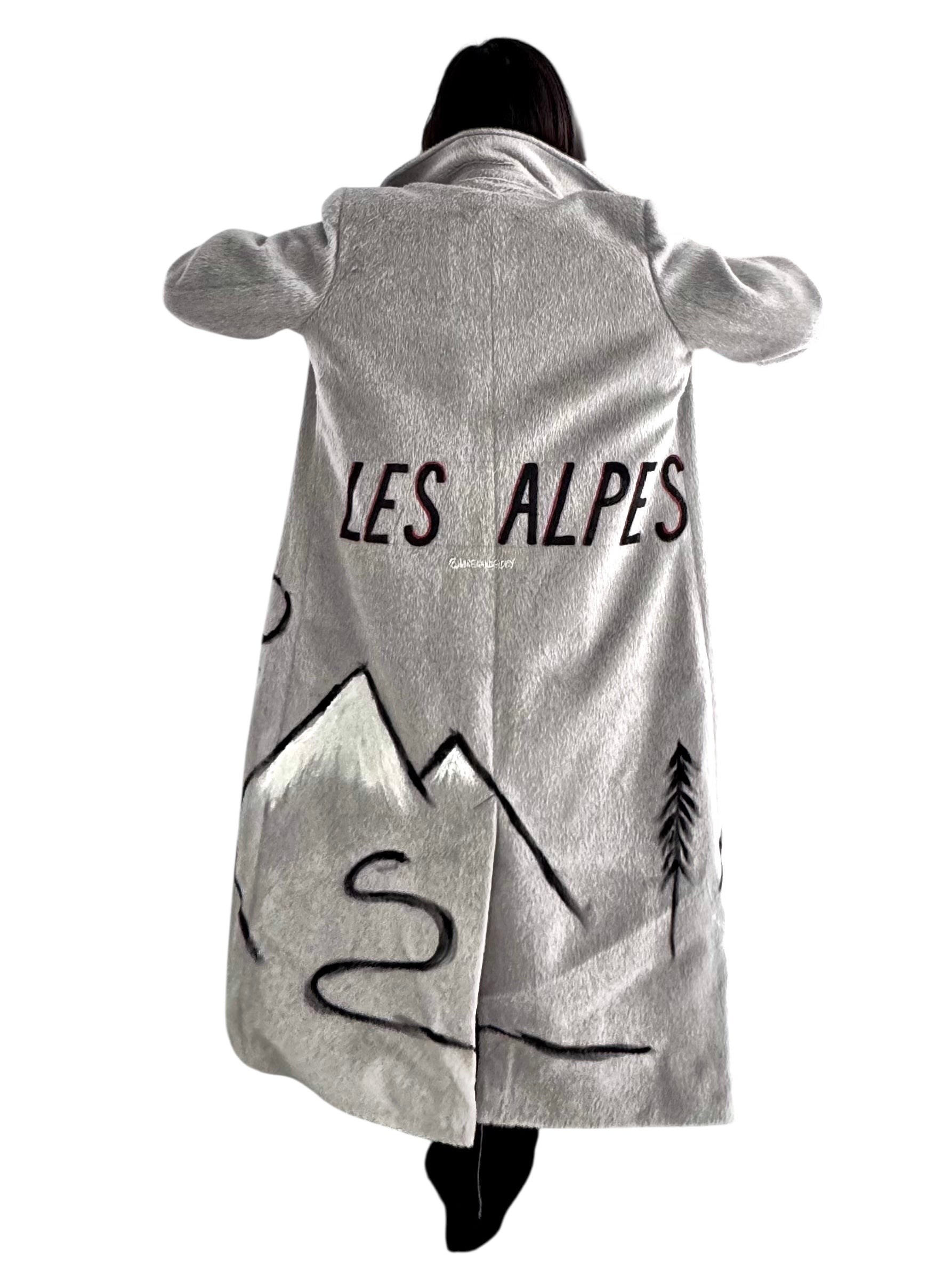 'Les Alpes' Painted Coat