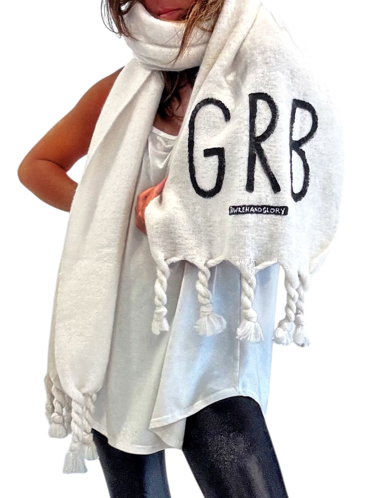 'Your Initial Here' Chunky Scarf