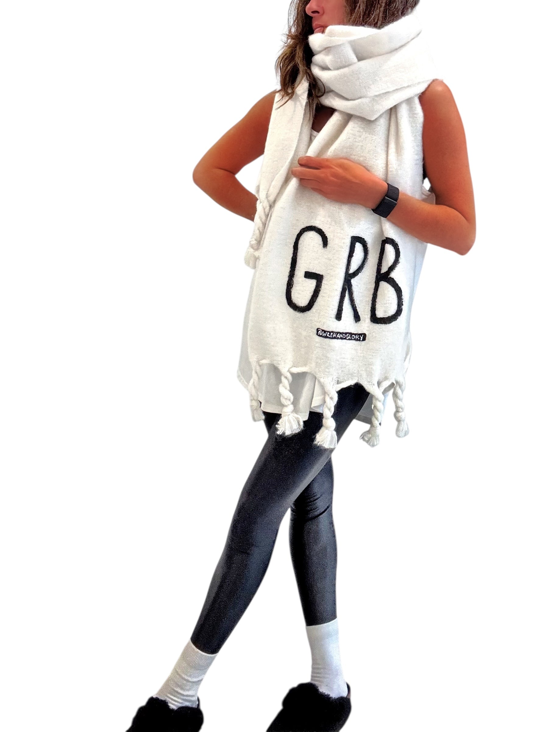 'Your Initial Here' Chunky Scarf