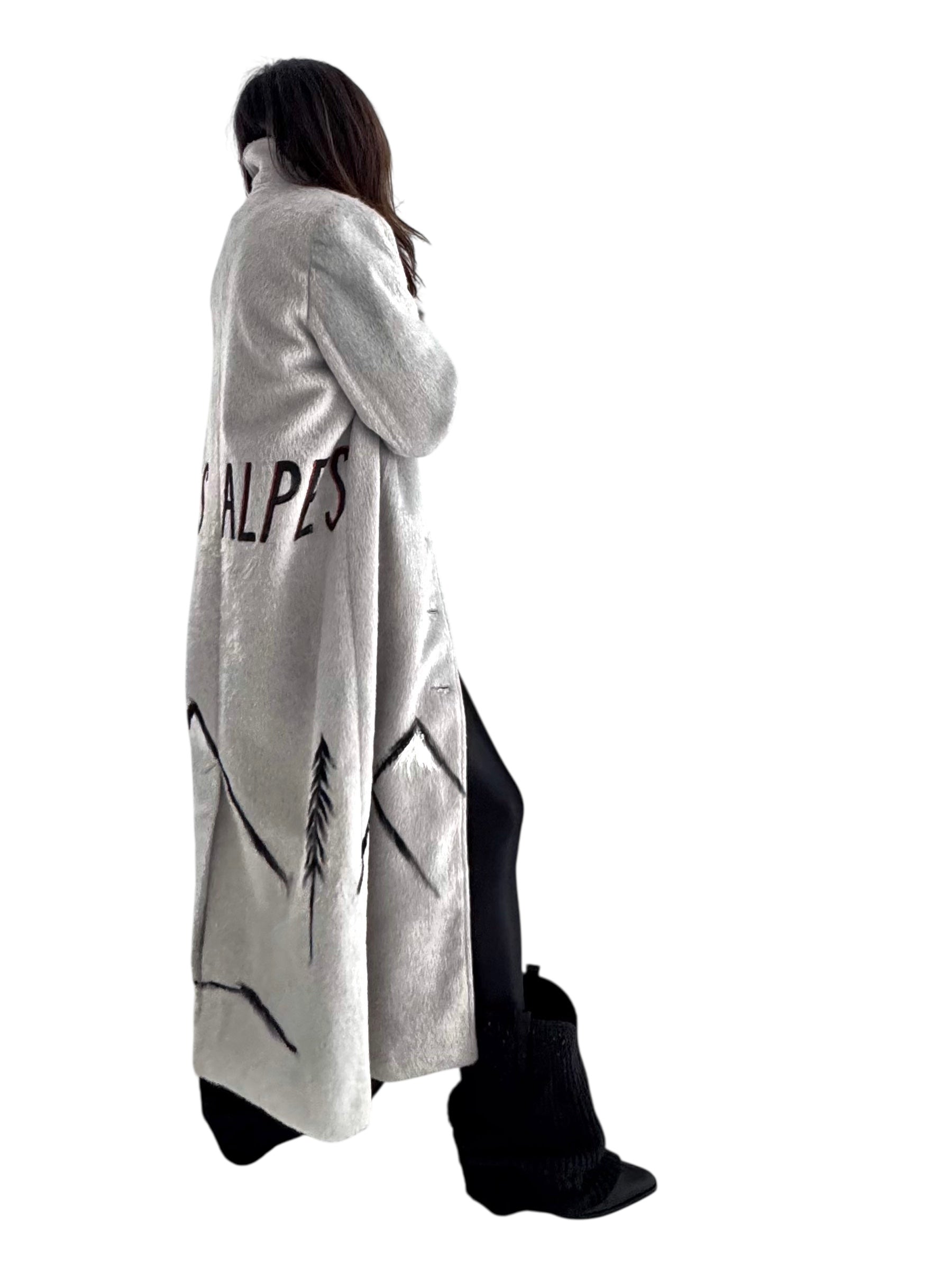 'Les Alpes' Painted Coat