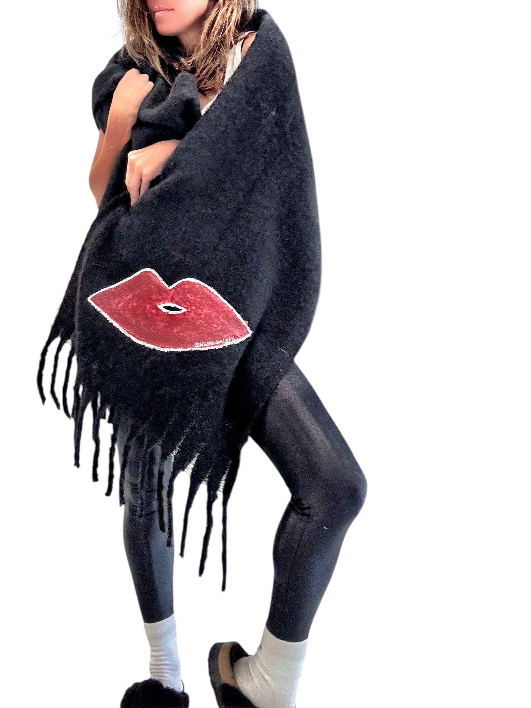 'Kiss Kiss' Chunky Scarf