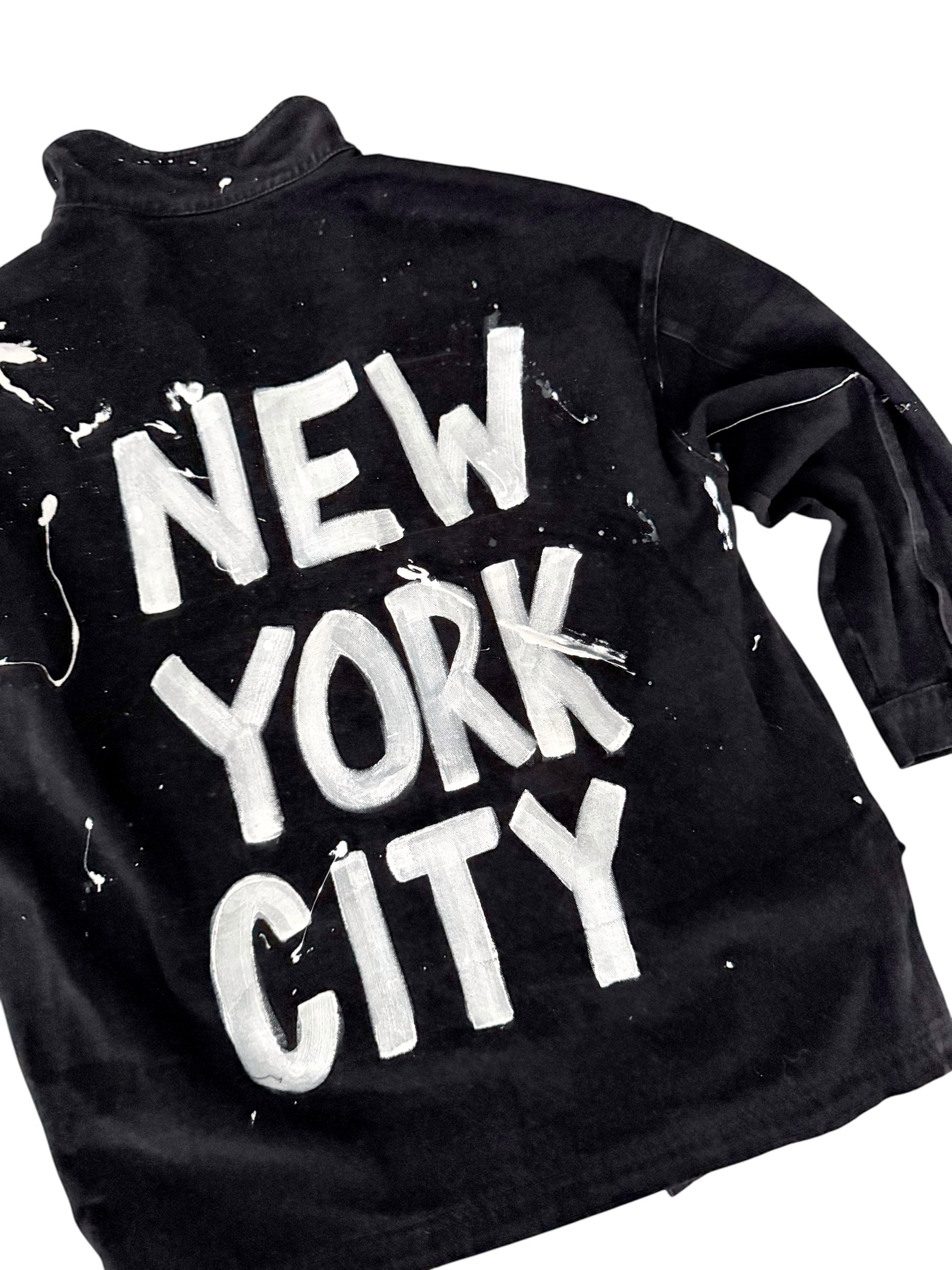 'NYC' Painted Jacket