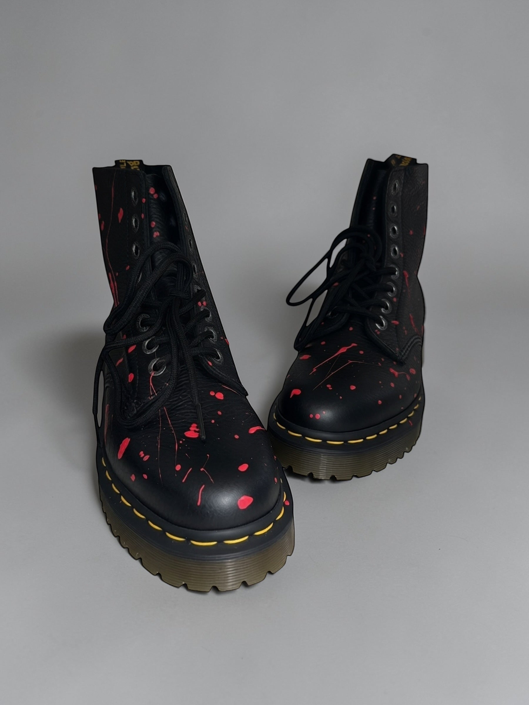 'Ready Or Not' x W+G Painted Dr Martens