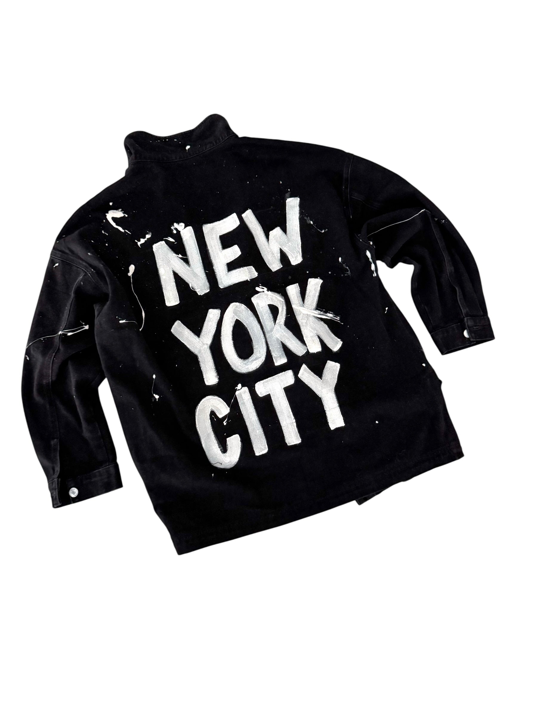 'NYC' Painted Jacket