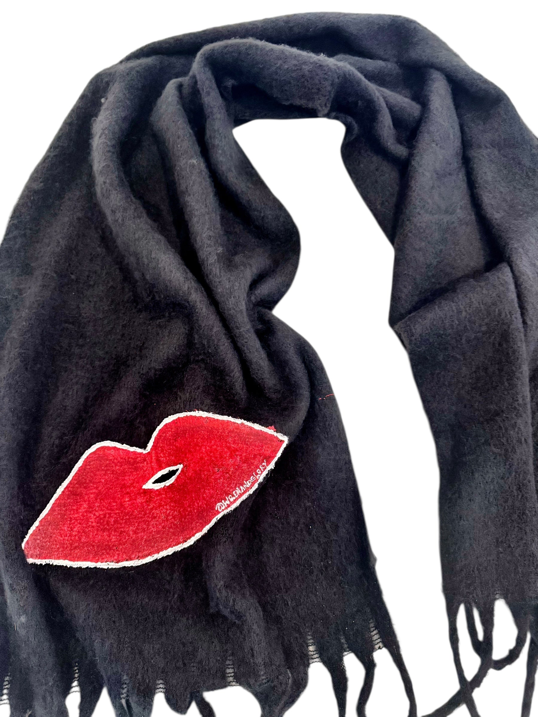 'Kiss Kiss' Chunky Scarf