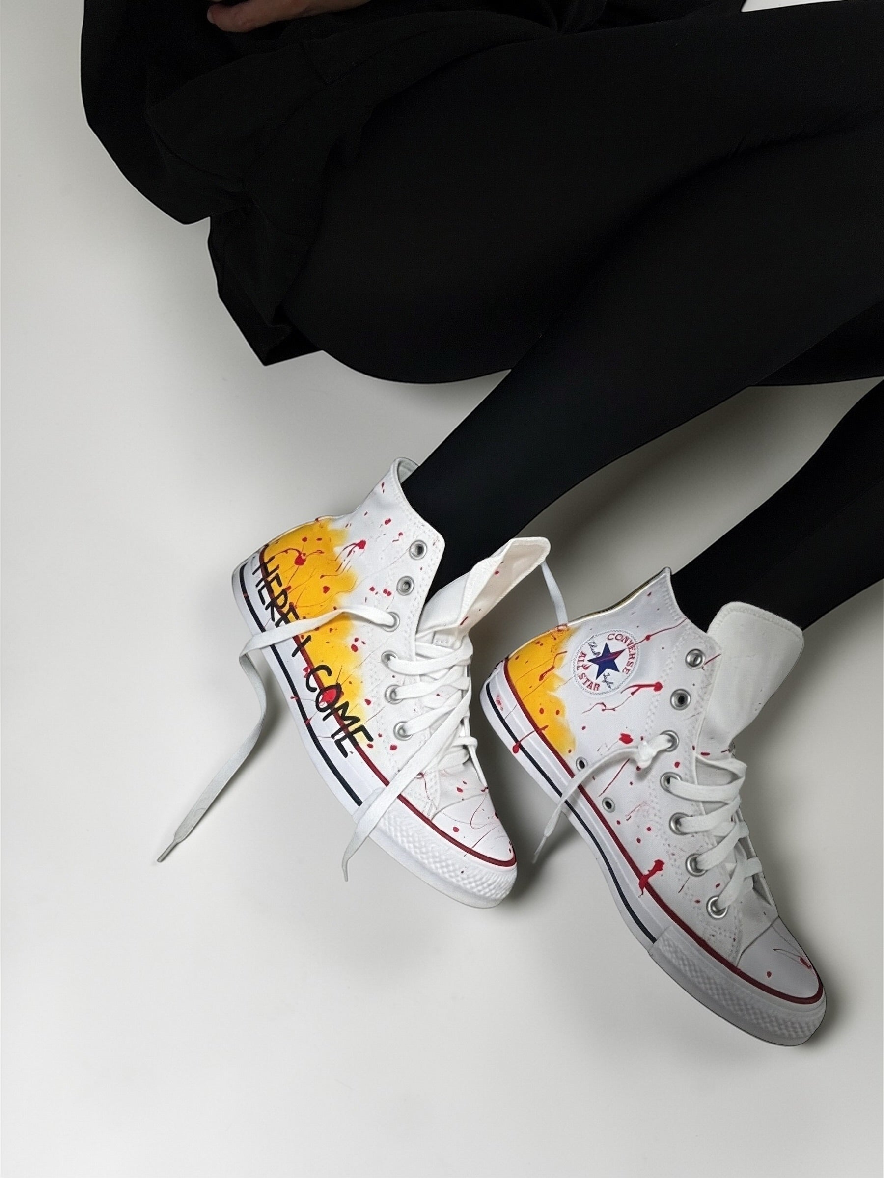 'Ready Or Not' x W+G Painted Converse