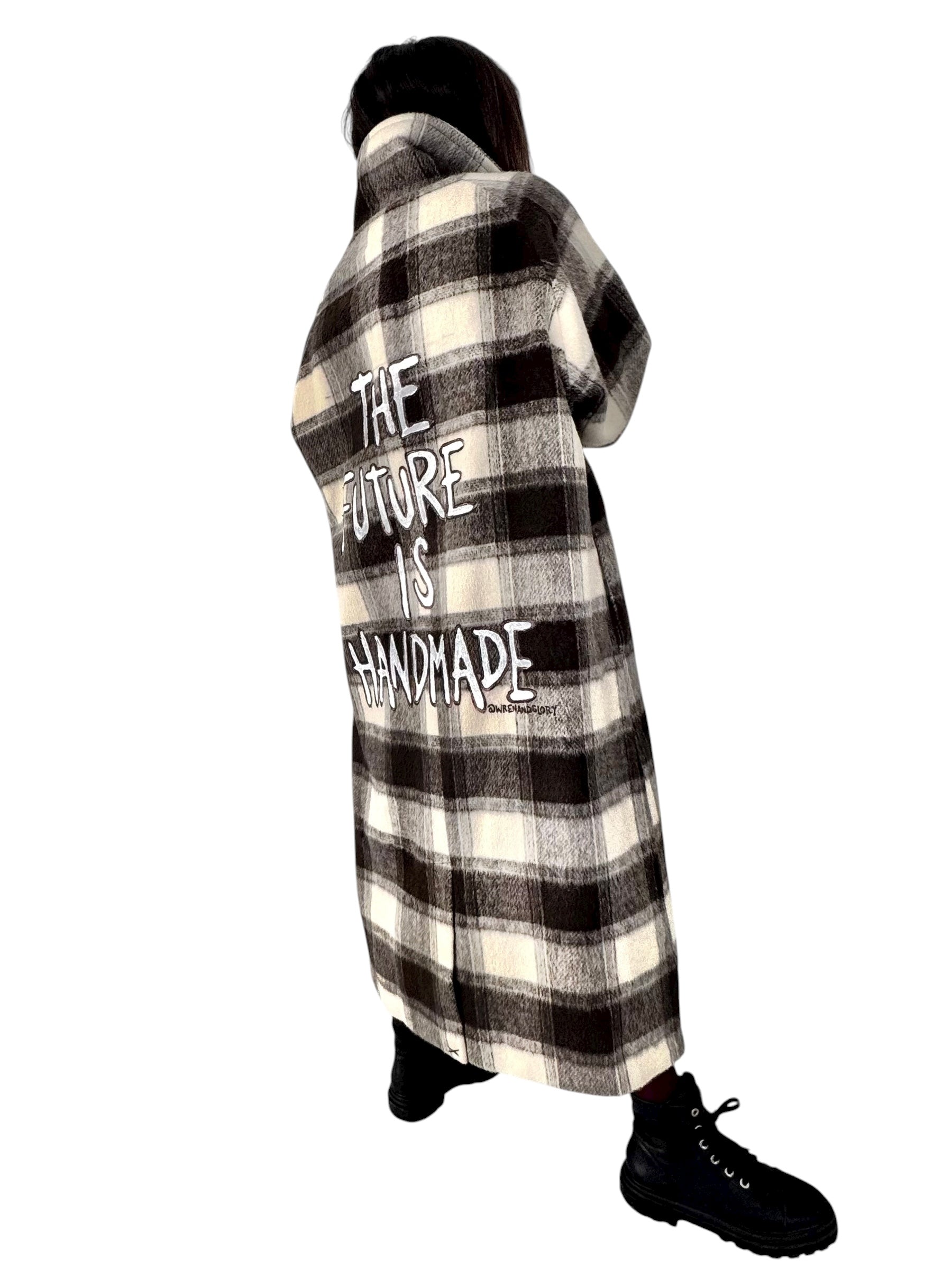 'Handmade' Painted Flannel Coat