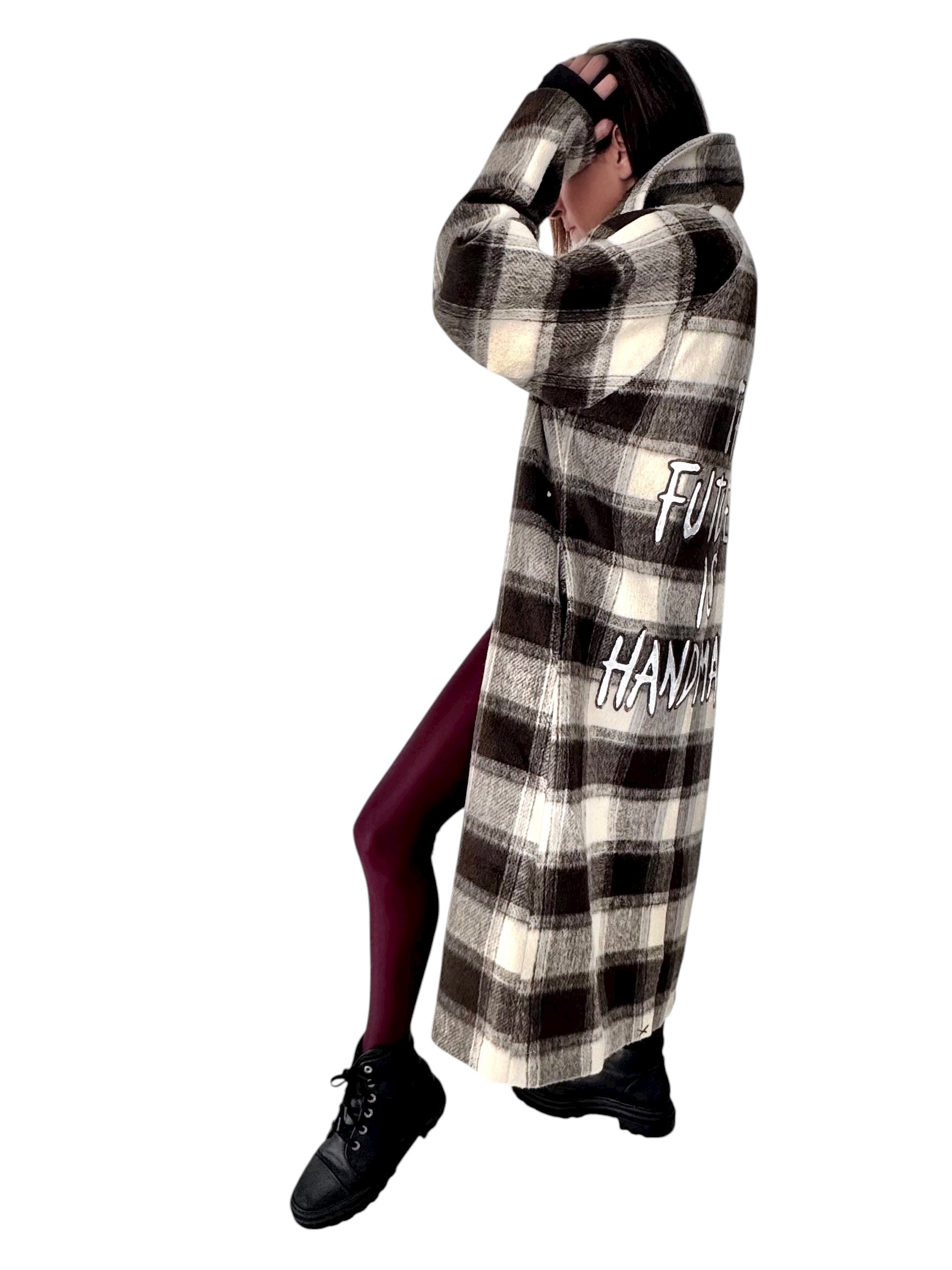 'Handmade' Painted Flannel Coat