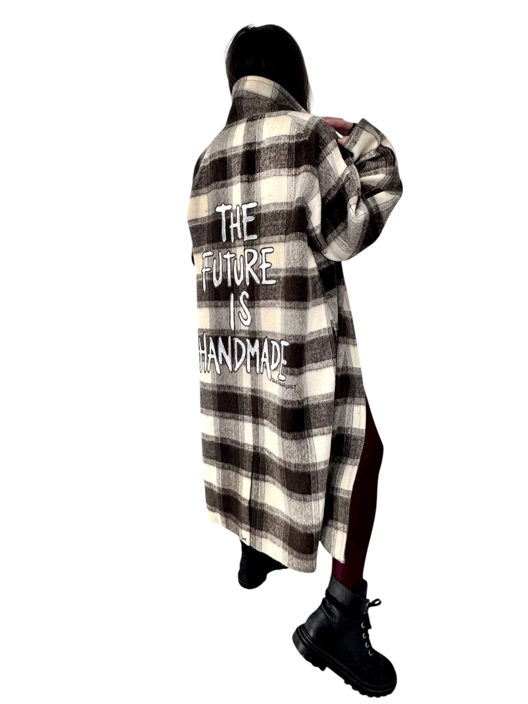 'Handmade' Painted Flannel Coat