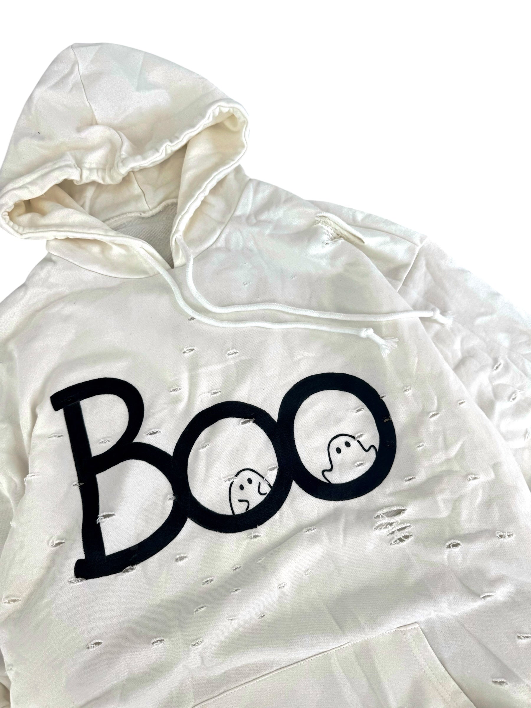 'Boo' Painted Sweatshirt