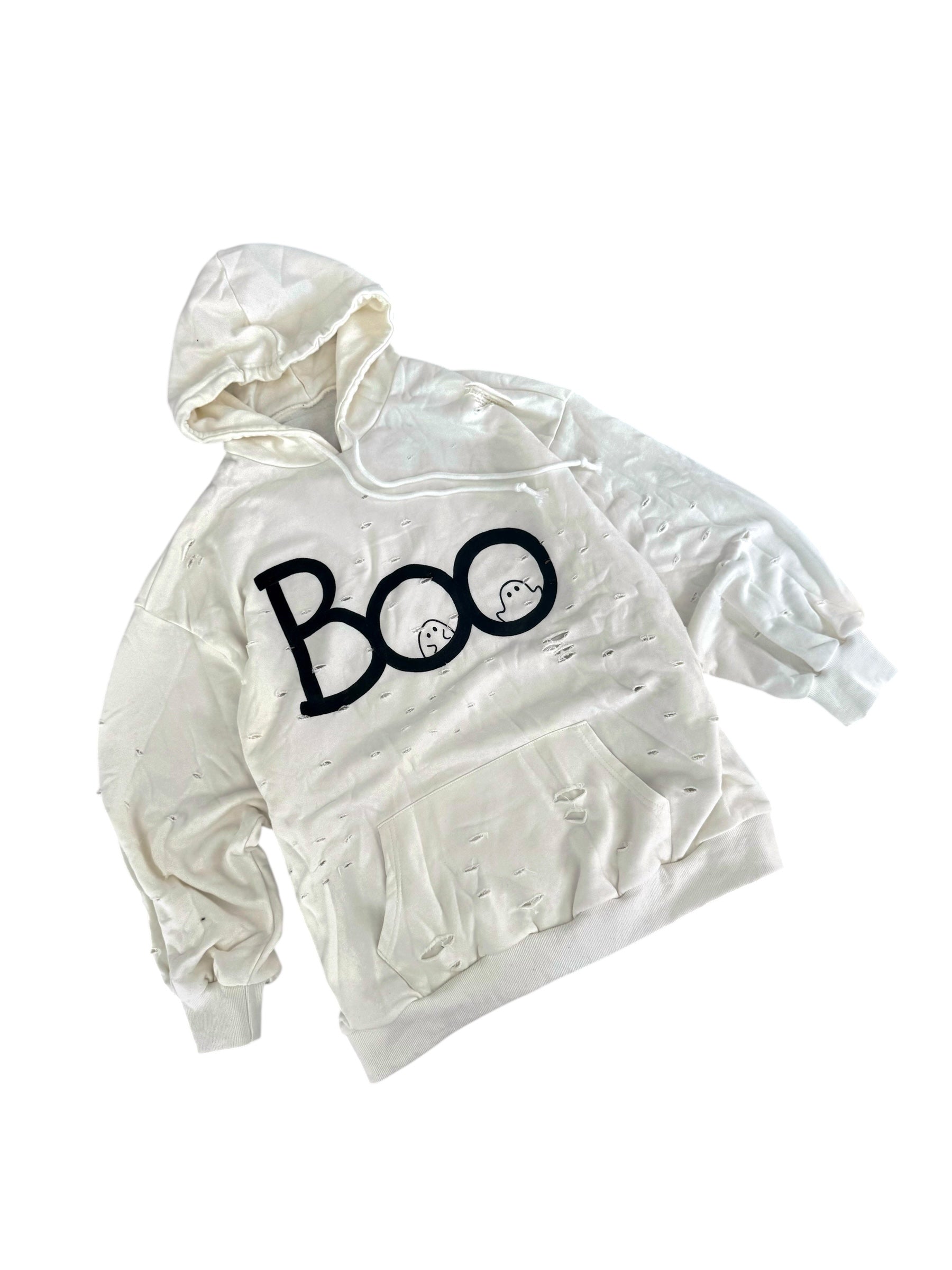 'Boo' Painted Sweatshirt