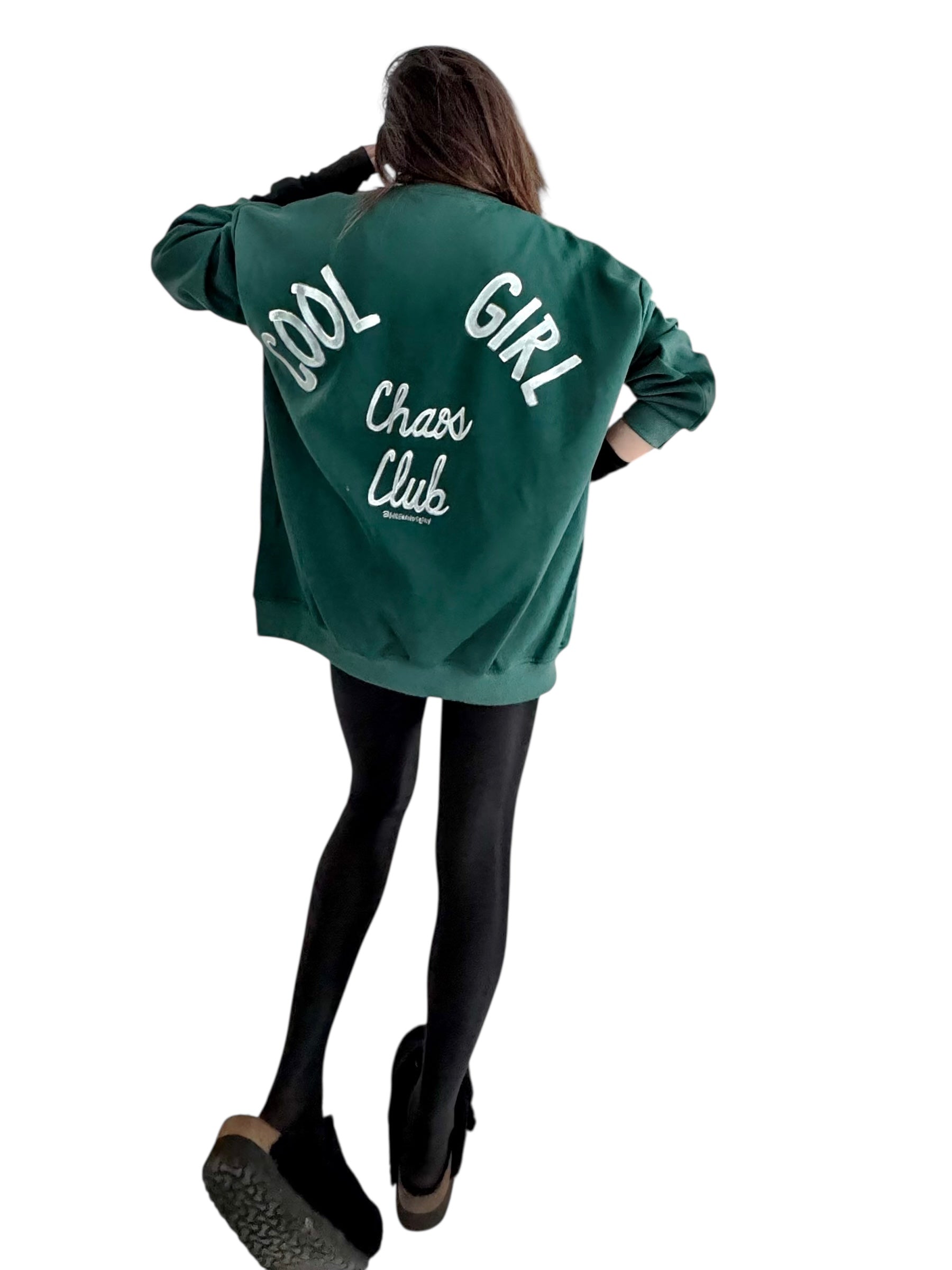 'Chaos Club' Painted Crewneck