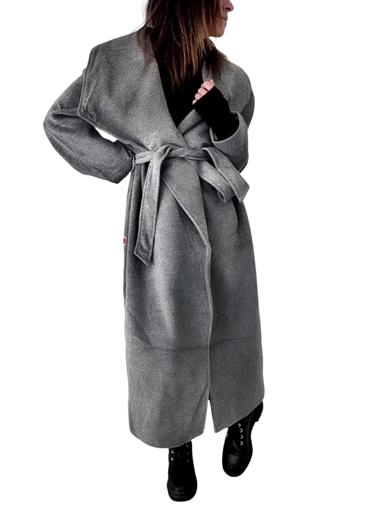 'Drama Queen' Wrap Coat
