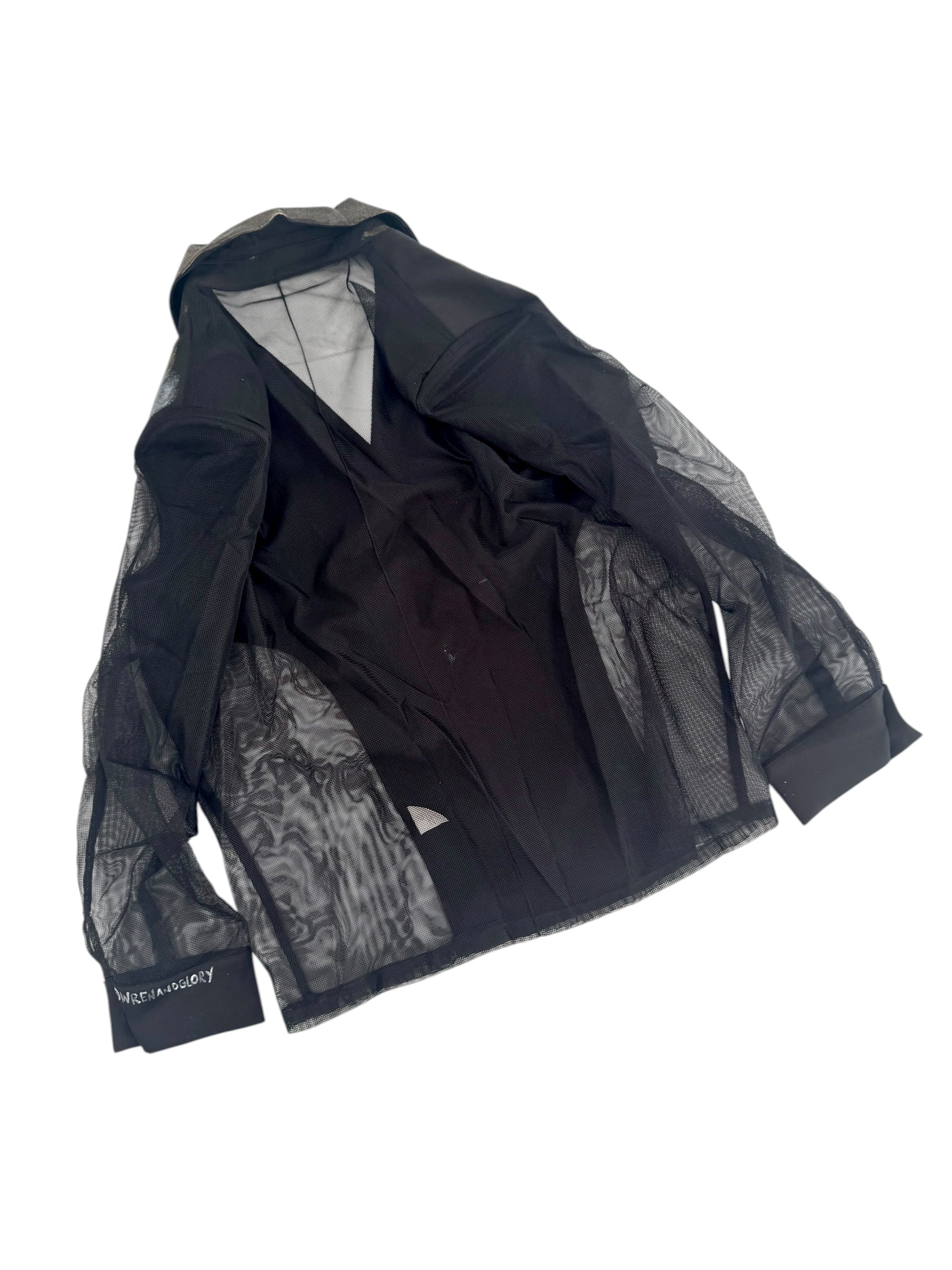 'Metallic & Mesh' Painted Blazer