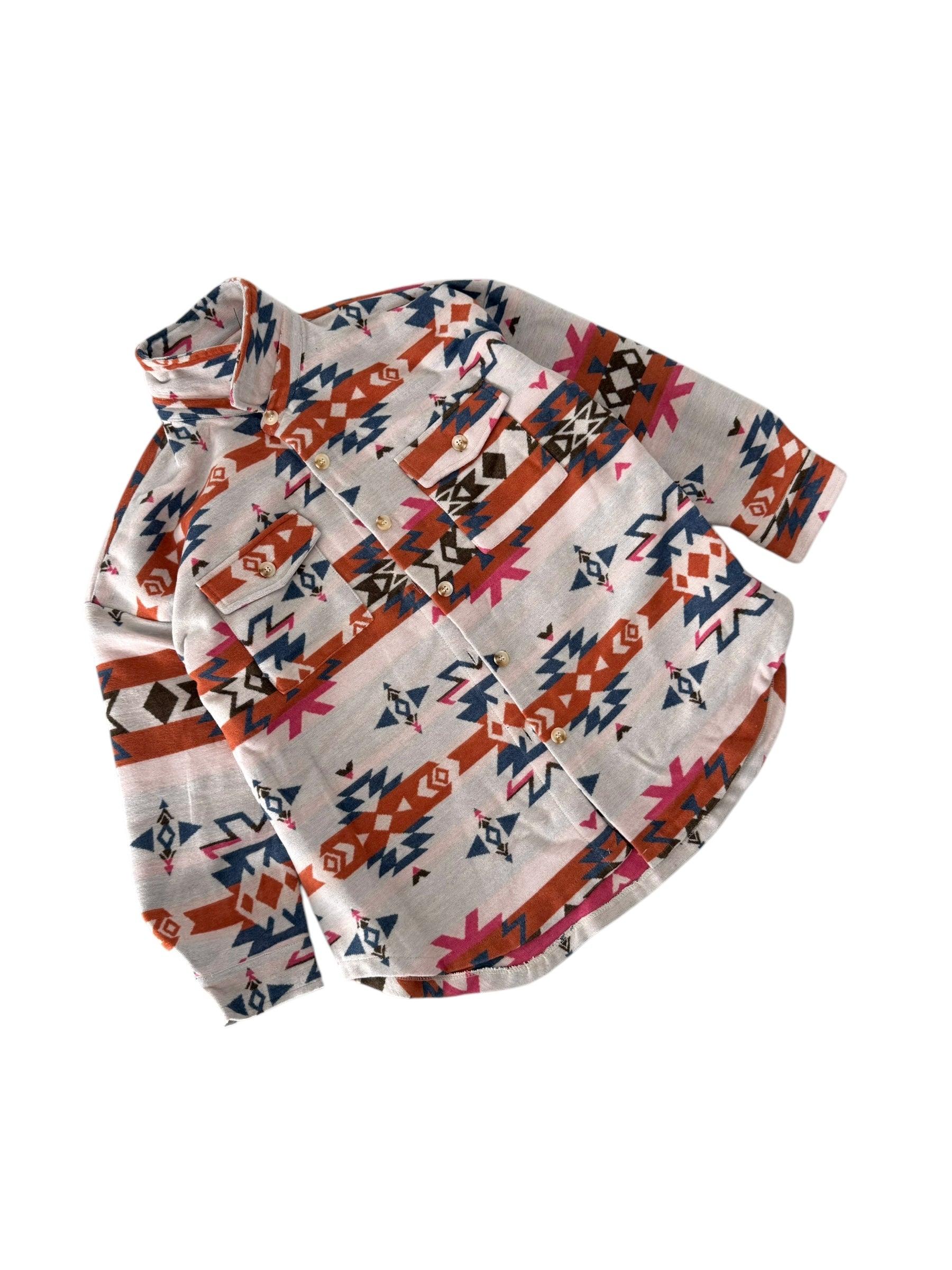 'Wild and Wanted' Aztec Shirt Jacket