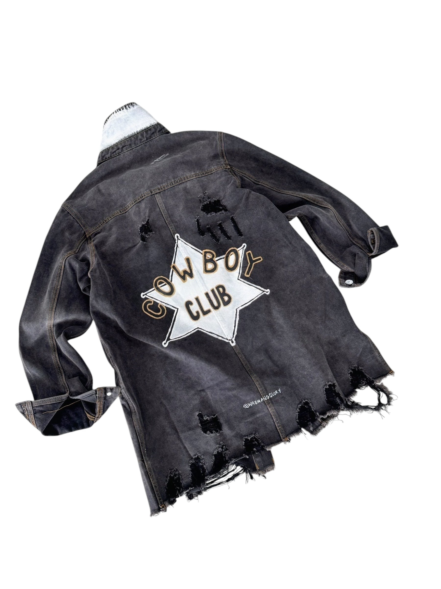 'Cowboy Club' Denim Jacket