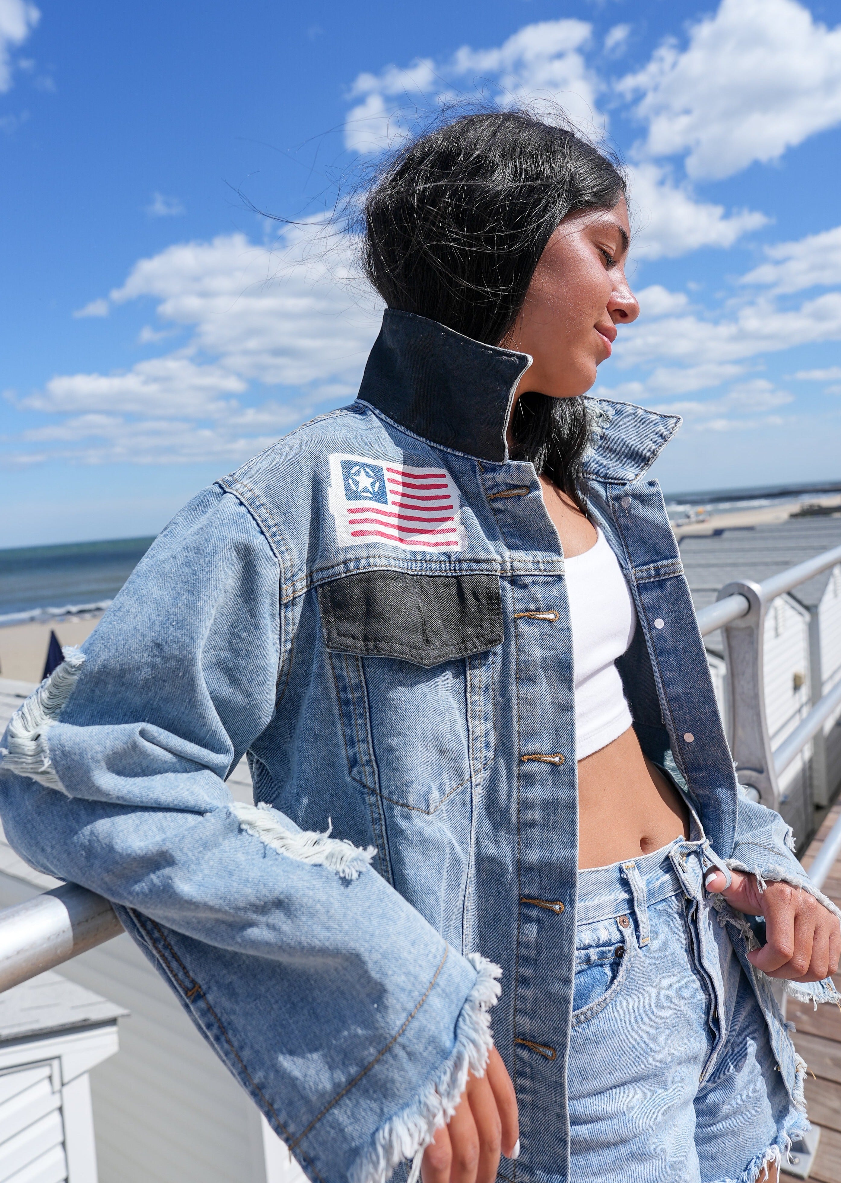 Jeep x W+G: Painted Denim Jacket!