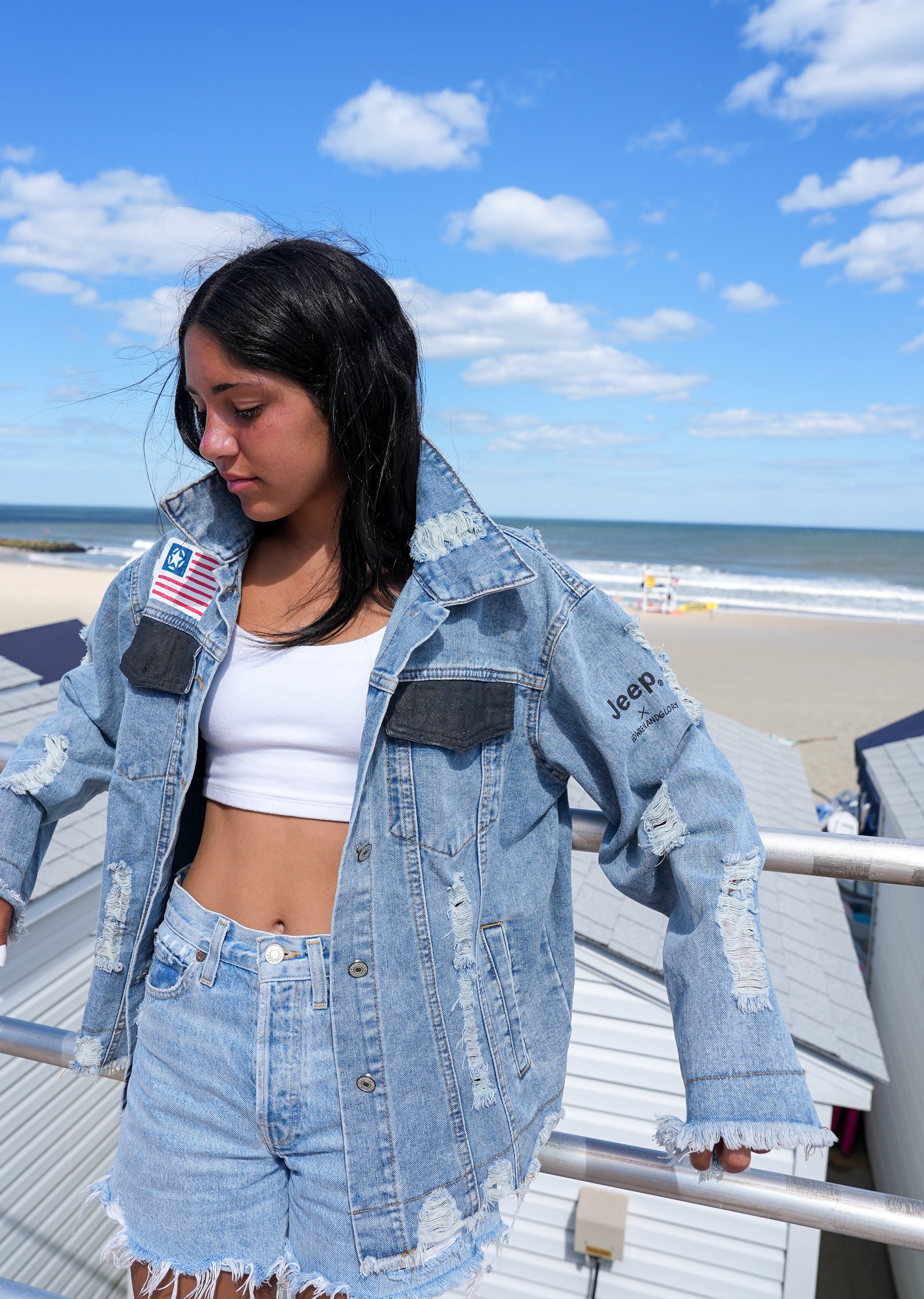 Jeep x W+G: Painted Denim Jacket!