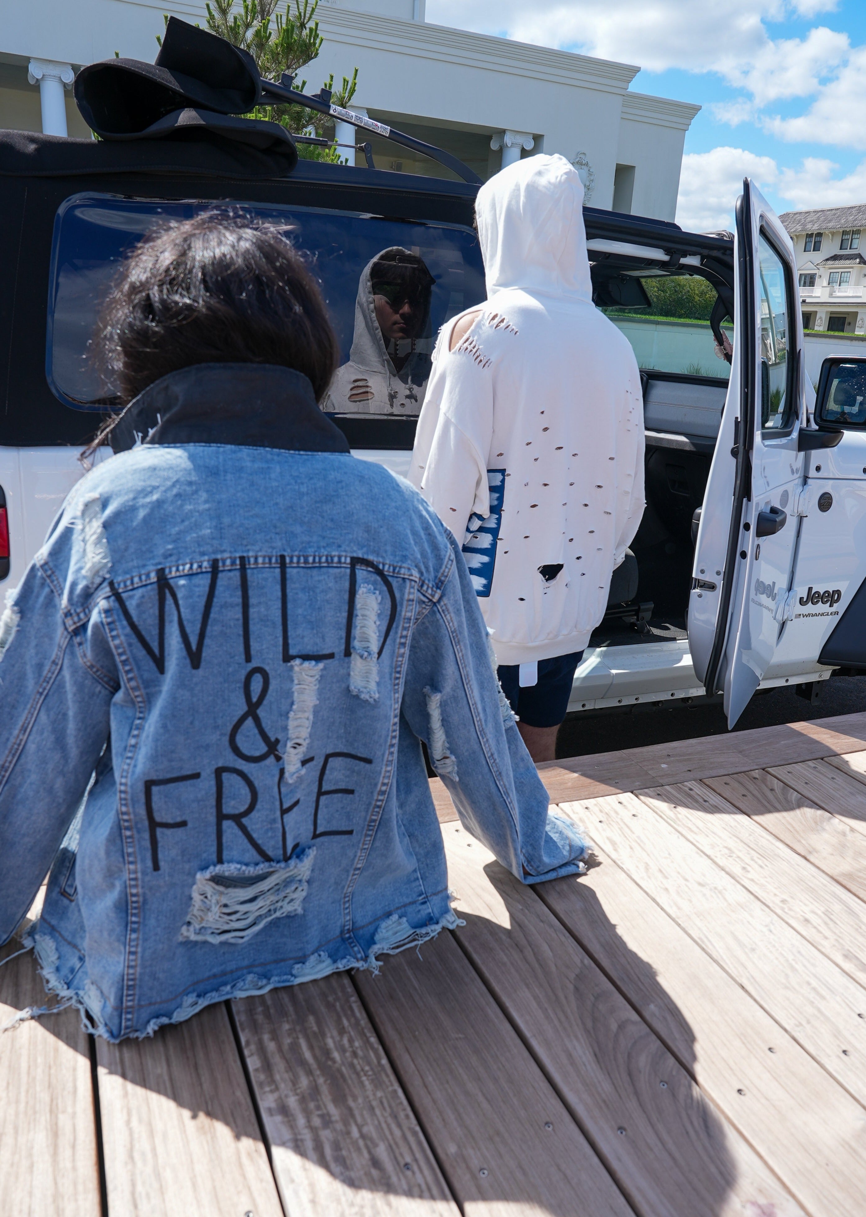 Jeep x W+G: Painted Denim Jacket!