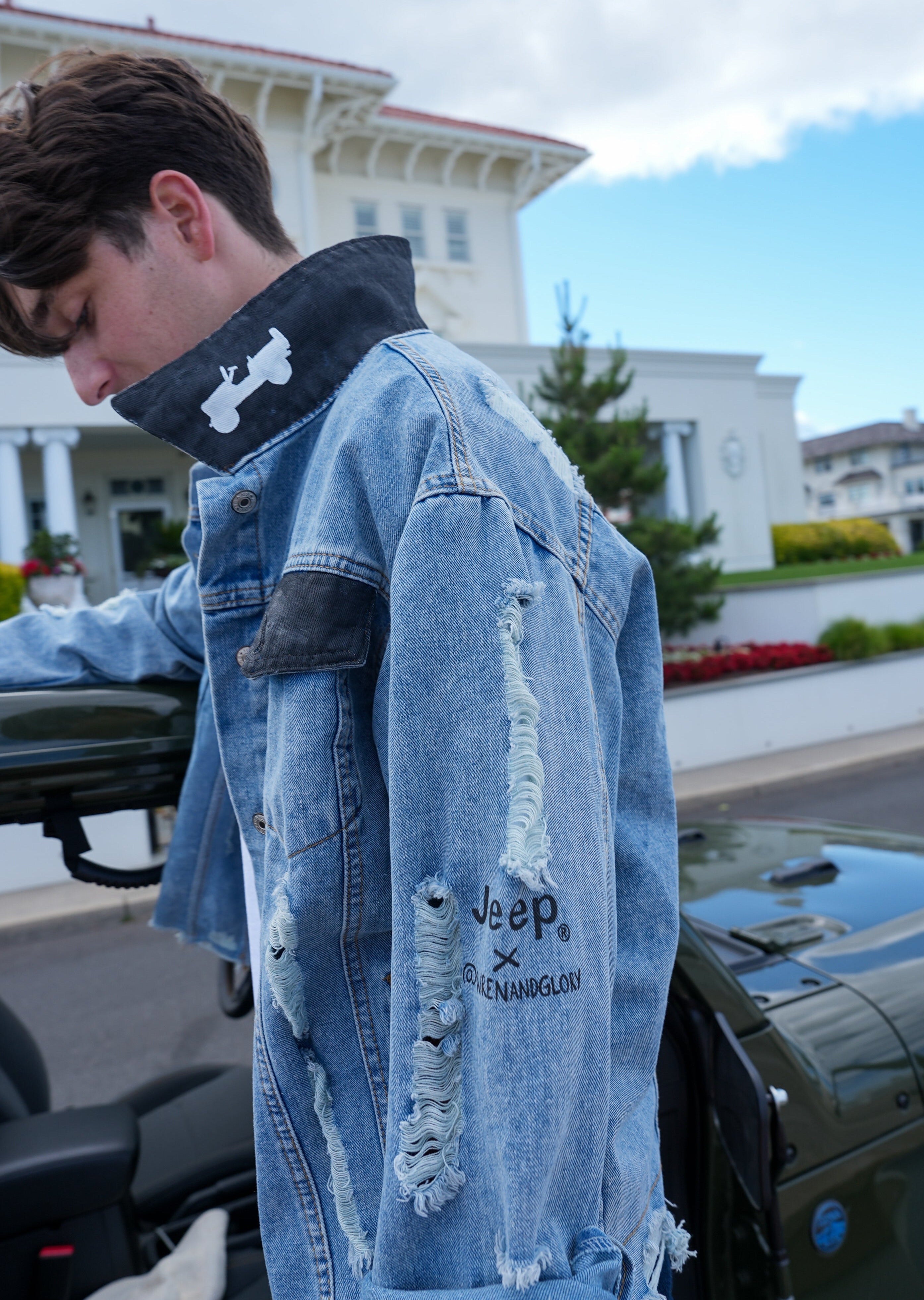 Jeep x W+G: Painted Denim Jacket!