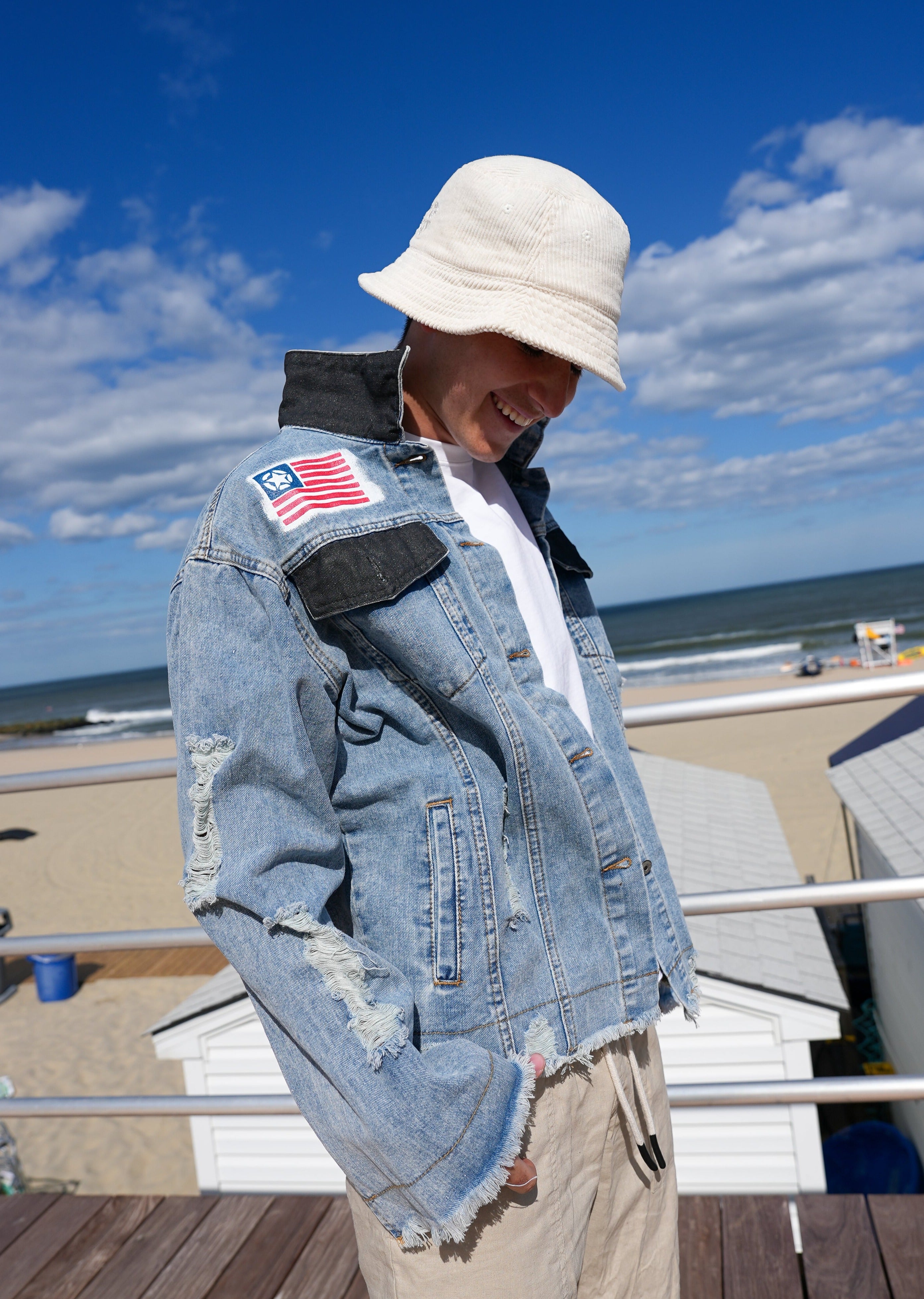 Jeep x W+G: Painted Denim Jacket!