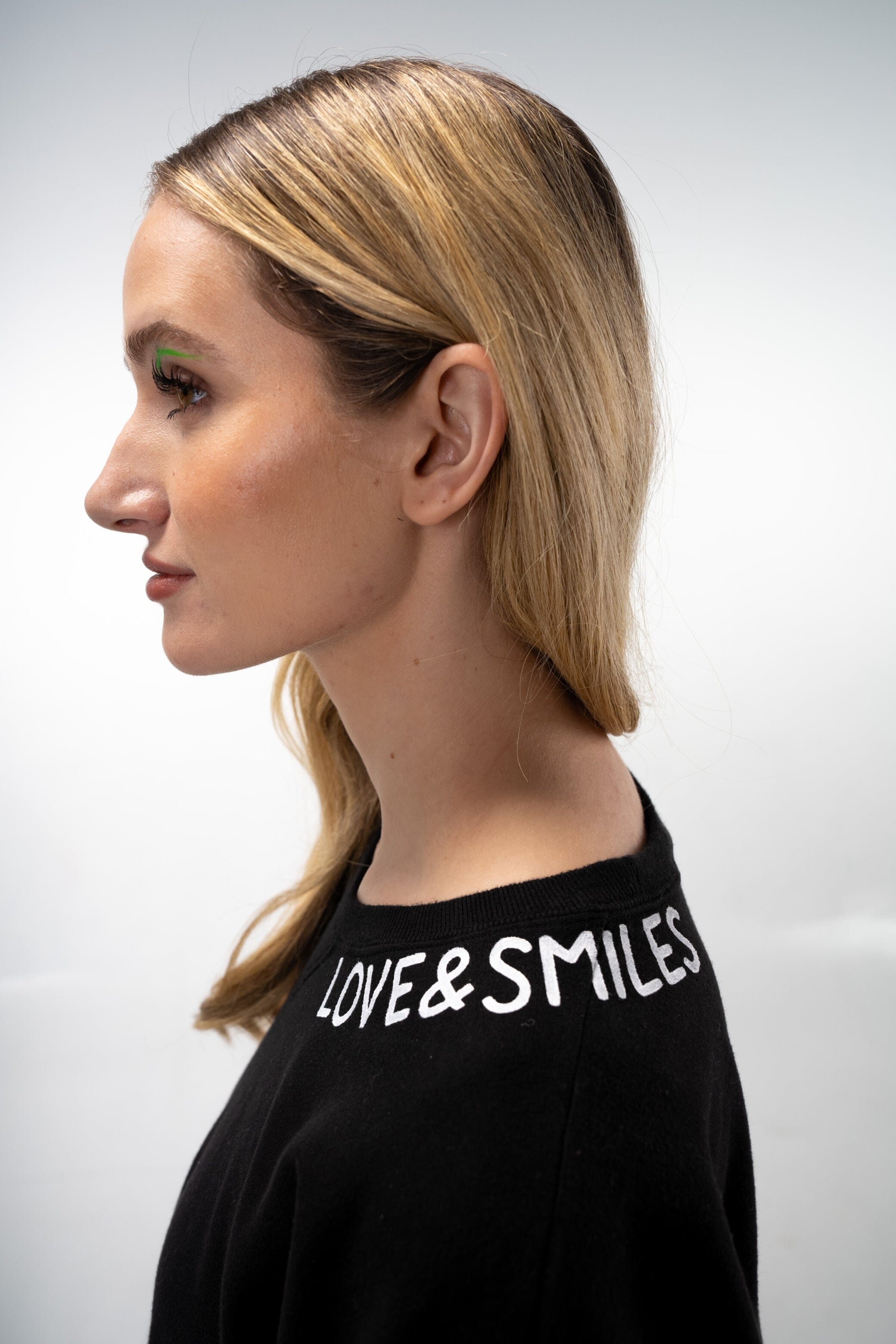 'The Smiley Crewneck' Painted Sweatshirt