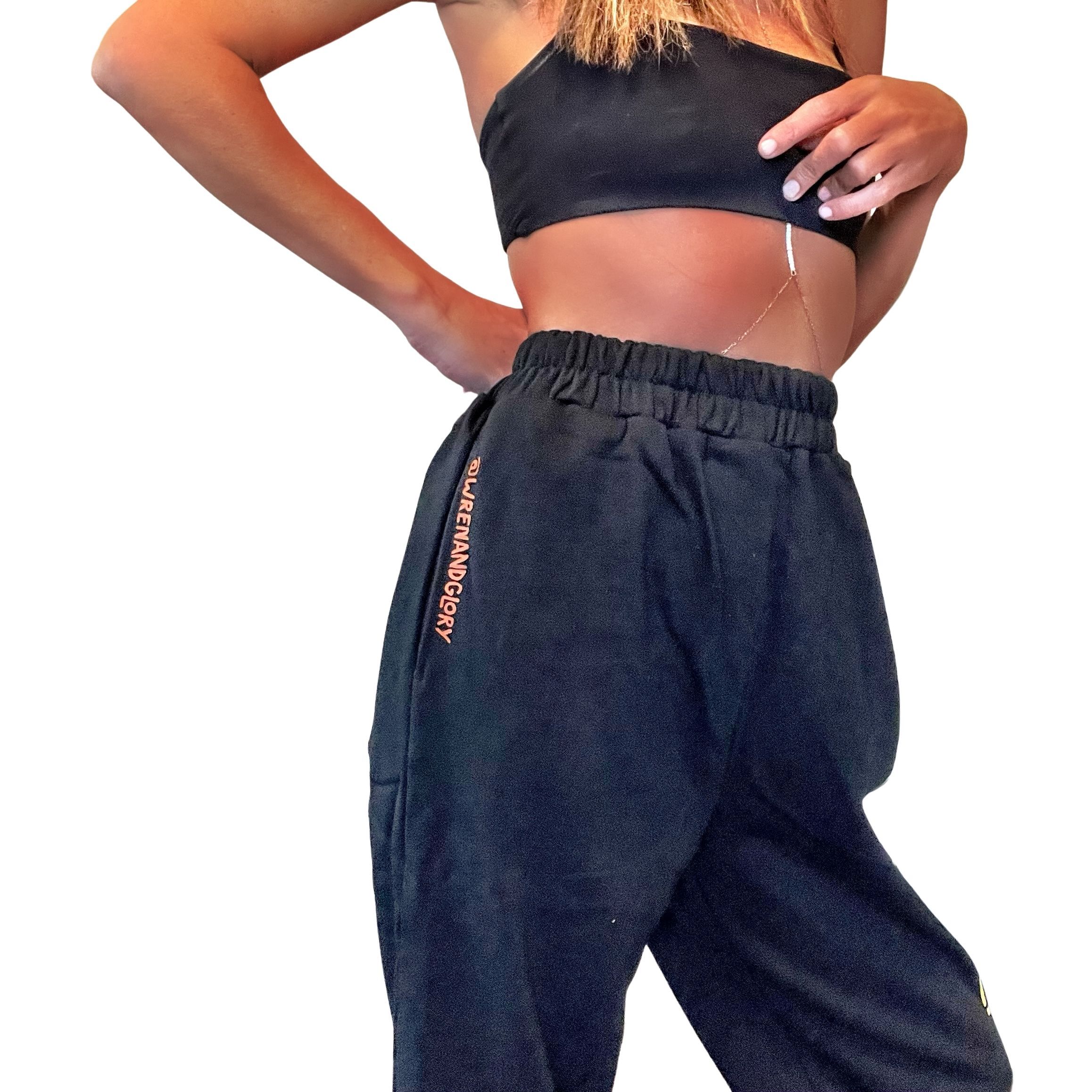 'SWEATPANT WEATHER' PAINTED JOGGER