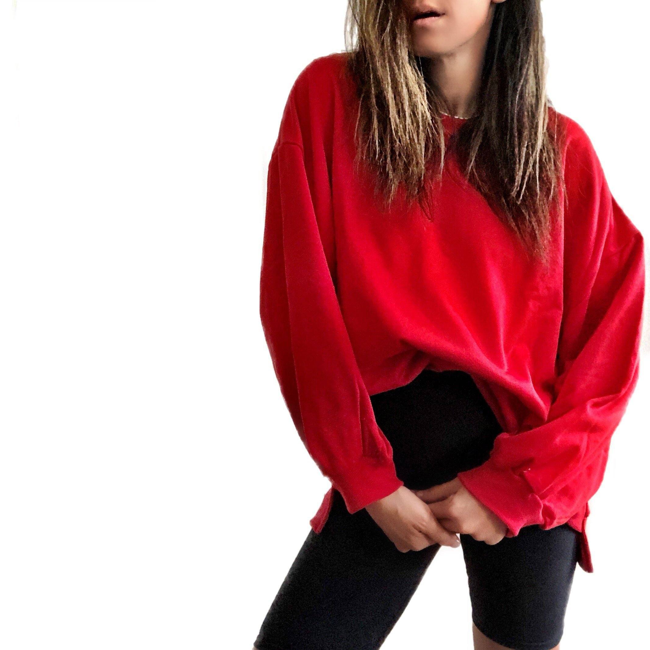 'NICE' PAINTED SWEATSHIRT