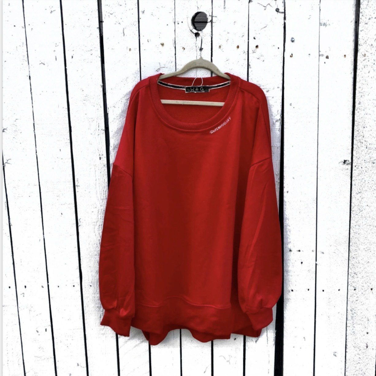 'NICE' PAINTED SWEATSHIRT