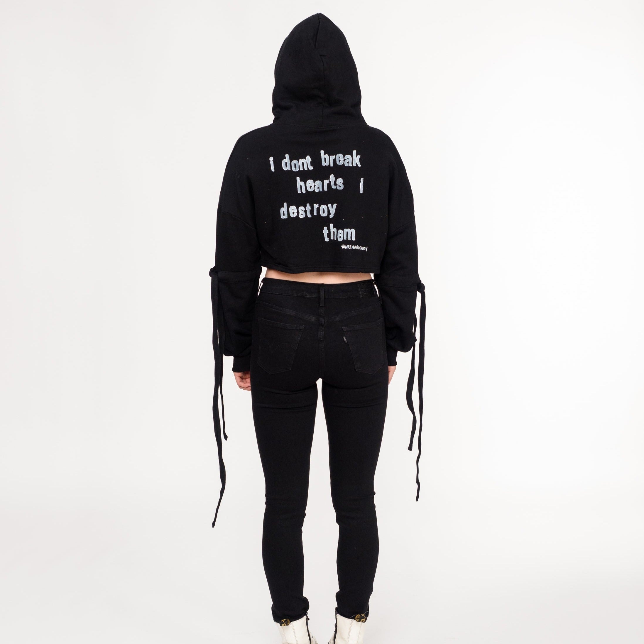 'DESTROY EM' PAINTED SWEATSHIRT